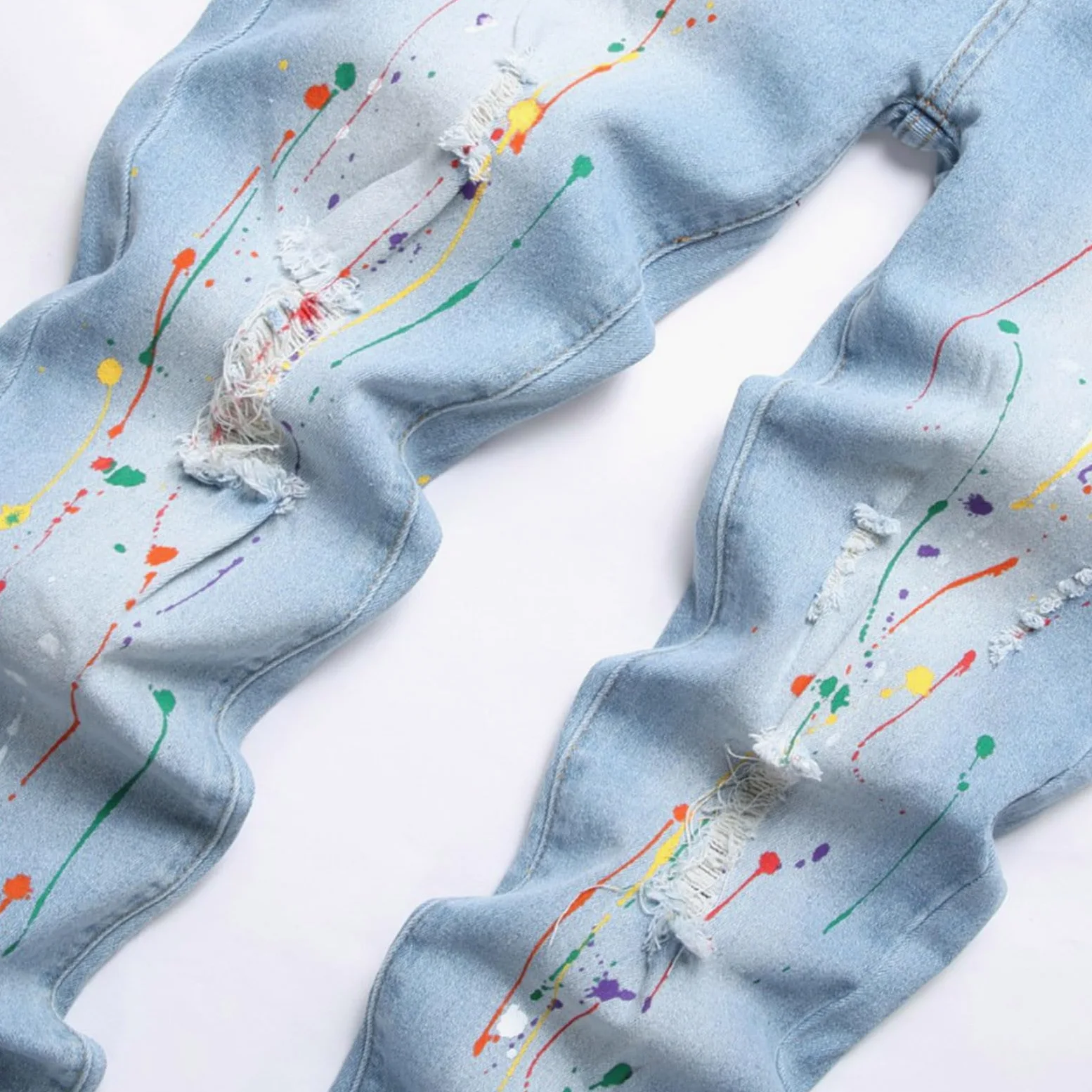 Vaqueros Deportivos Niño, Pantalones Vaqueros de Moda Urbana para Niño Confortables y Elásticos Temporada Primavera Otoño