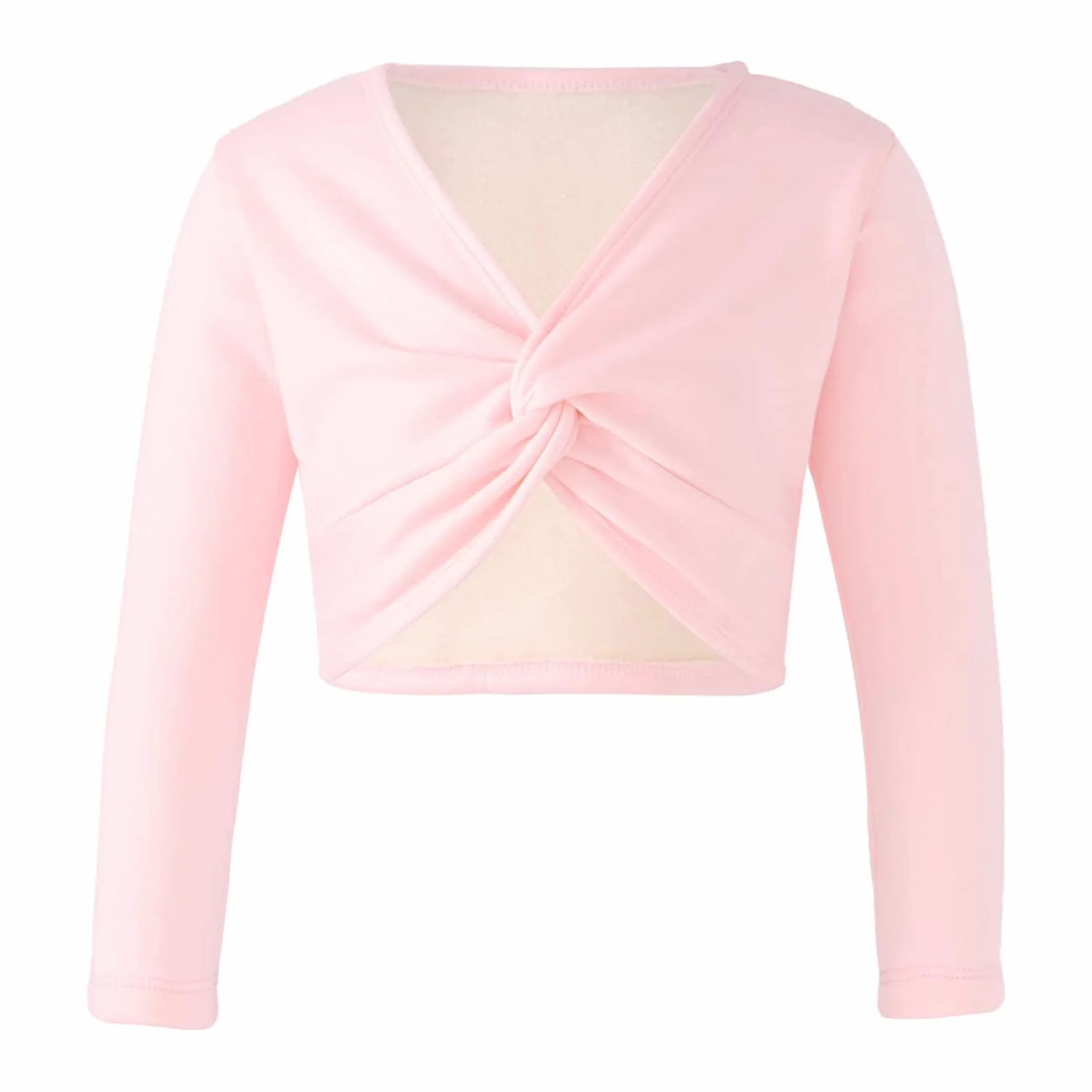 TiaoBug Chaqueta Deportiva para Danza Ballet Infantil Cárdigan Clásico Elástico Ropa Fitness Gimnasia
