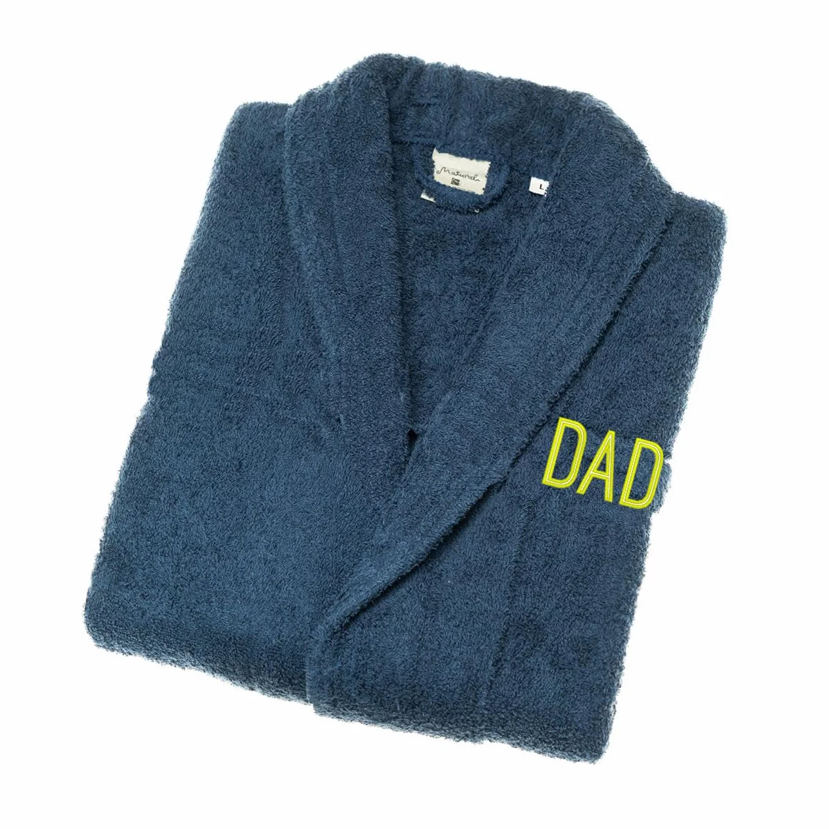 Bata baño rizo absorbente personalizable con nombre bordado unisex adulto hombre mujer