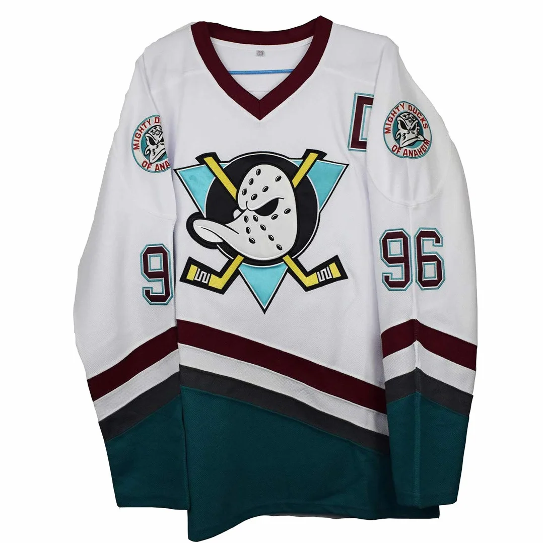 Charlie Conway #96 Mighty Ducks Jersey de Hockey sobre Hielo