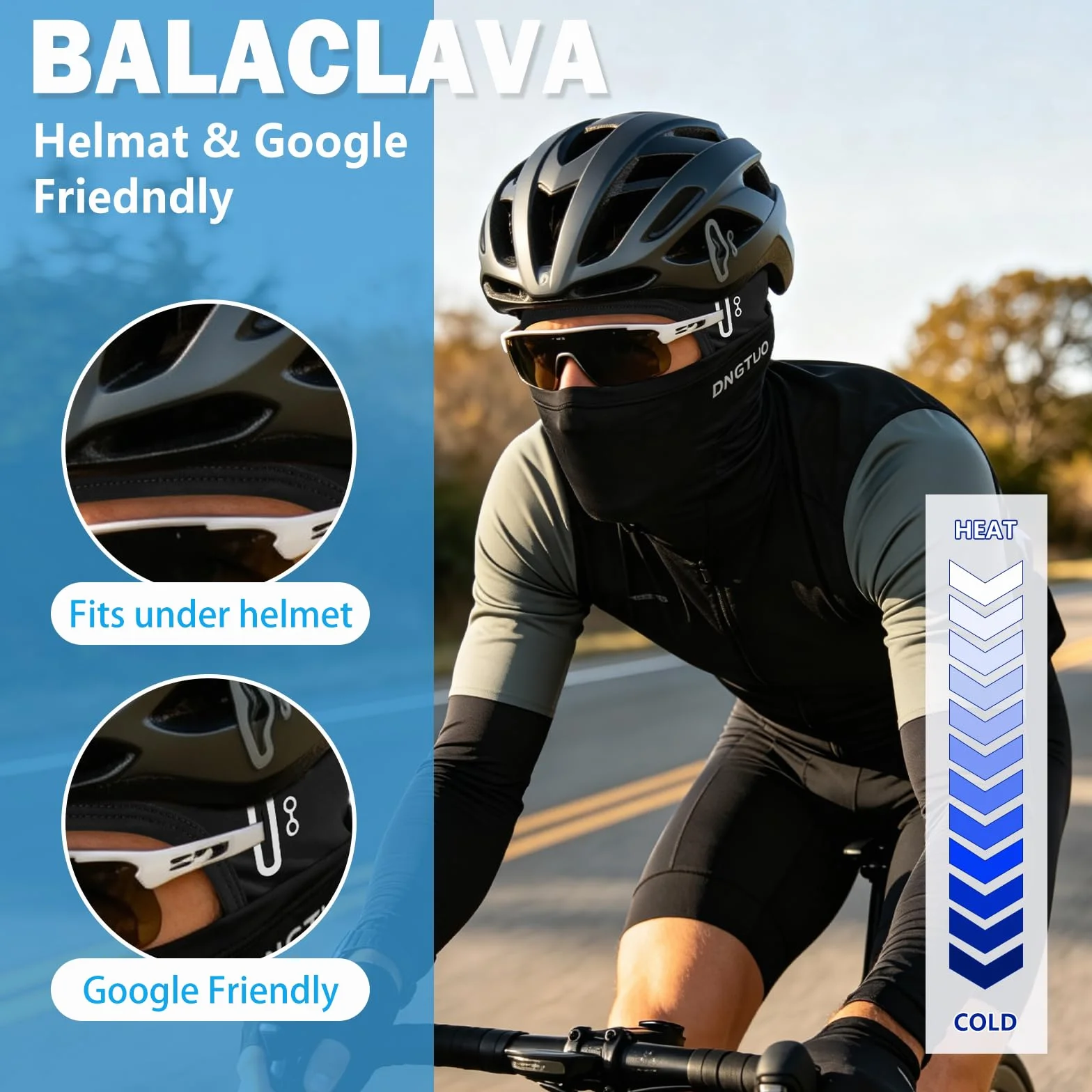 Pasamontañas Moto Verano Protección Solar Balaclava Motocicleta Bicicleta Transpirable