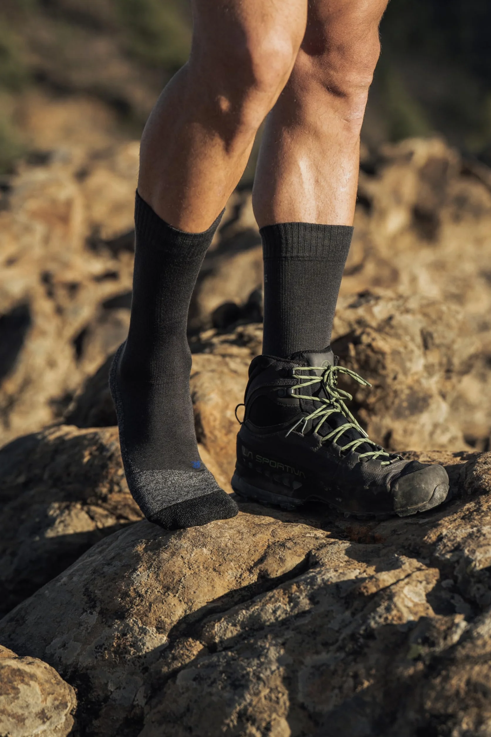 FALKE TK2 Cool calcetines senderismo amortiguación media antiampollas refrescante vegano secado rápido transpirable lyocell 1 par