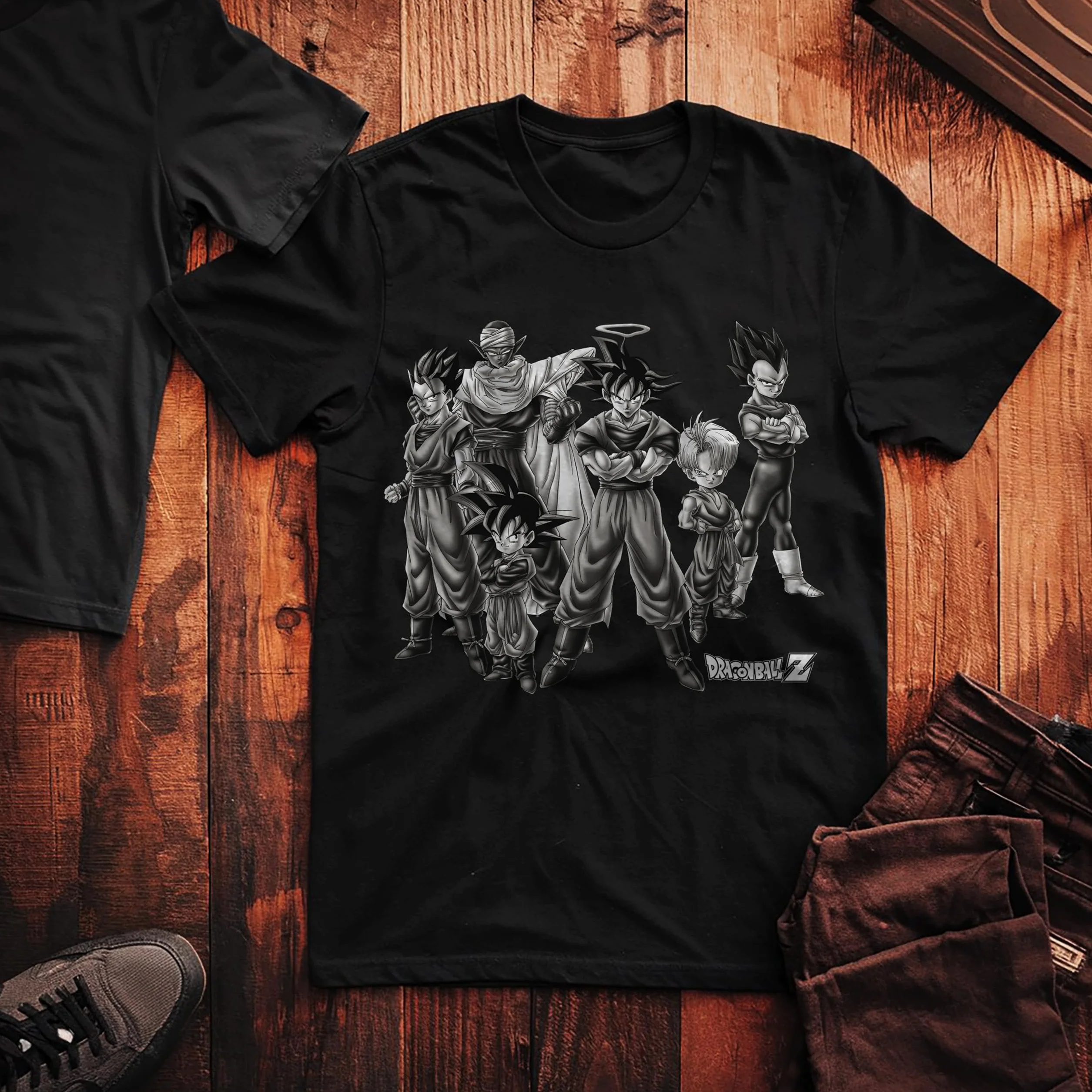 Dragon Ball Z Camiseta | Artículo Licenciado Oficial | Goku Ultrainstict | Negro | L