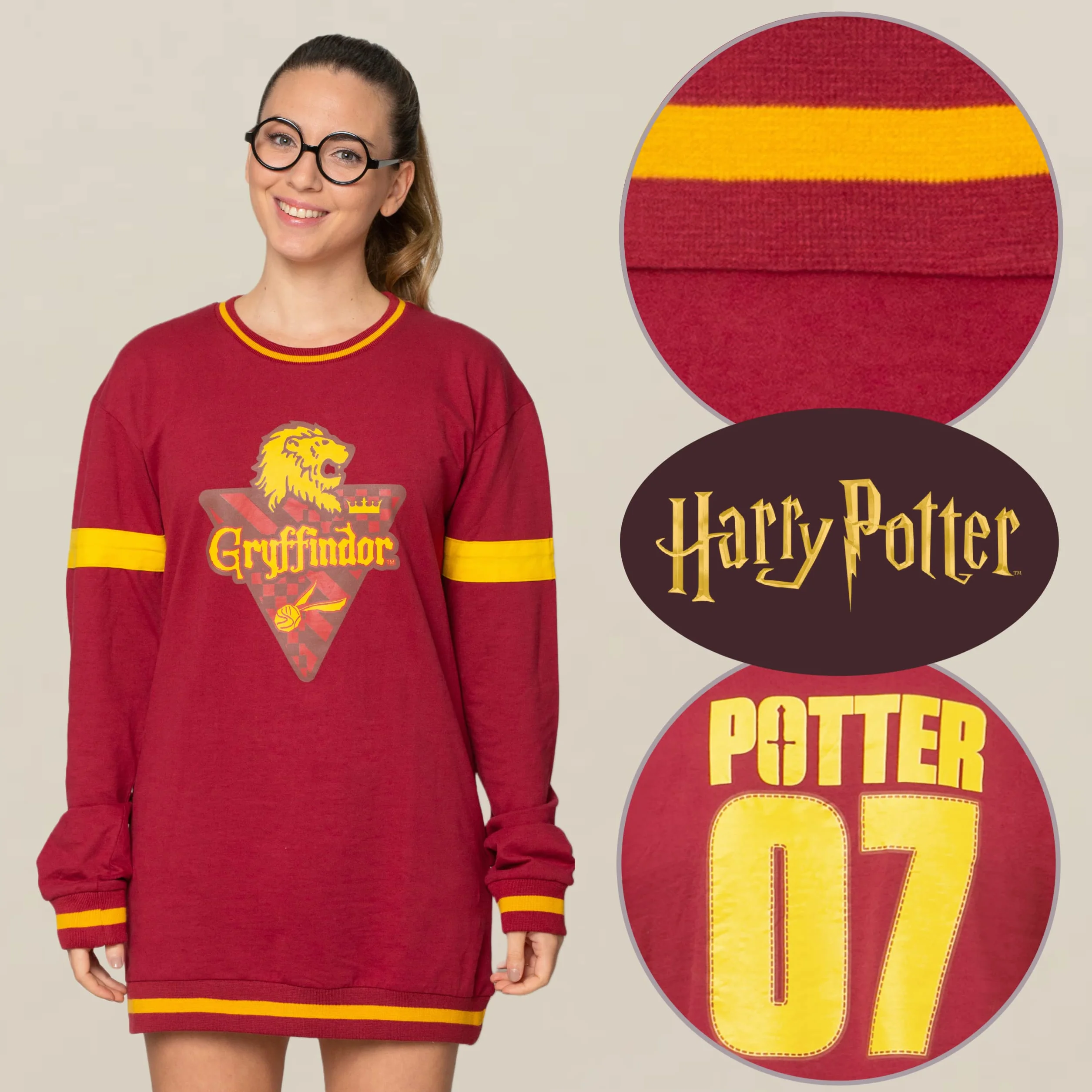 Sudadera Harry Potter Niña Gryffindor Ropa Hogwarts Tallas 9-16 Años