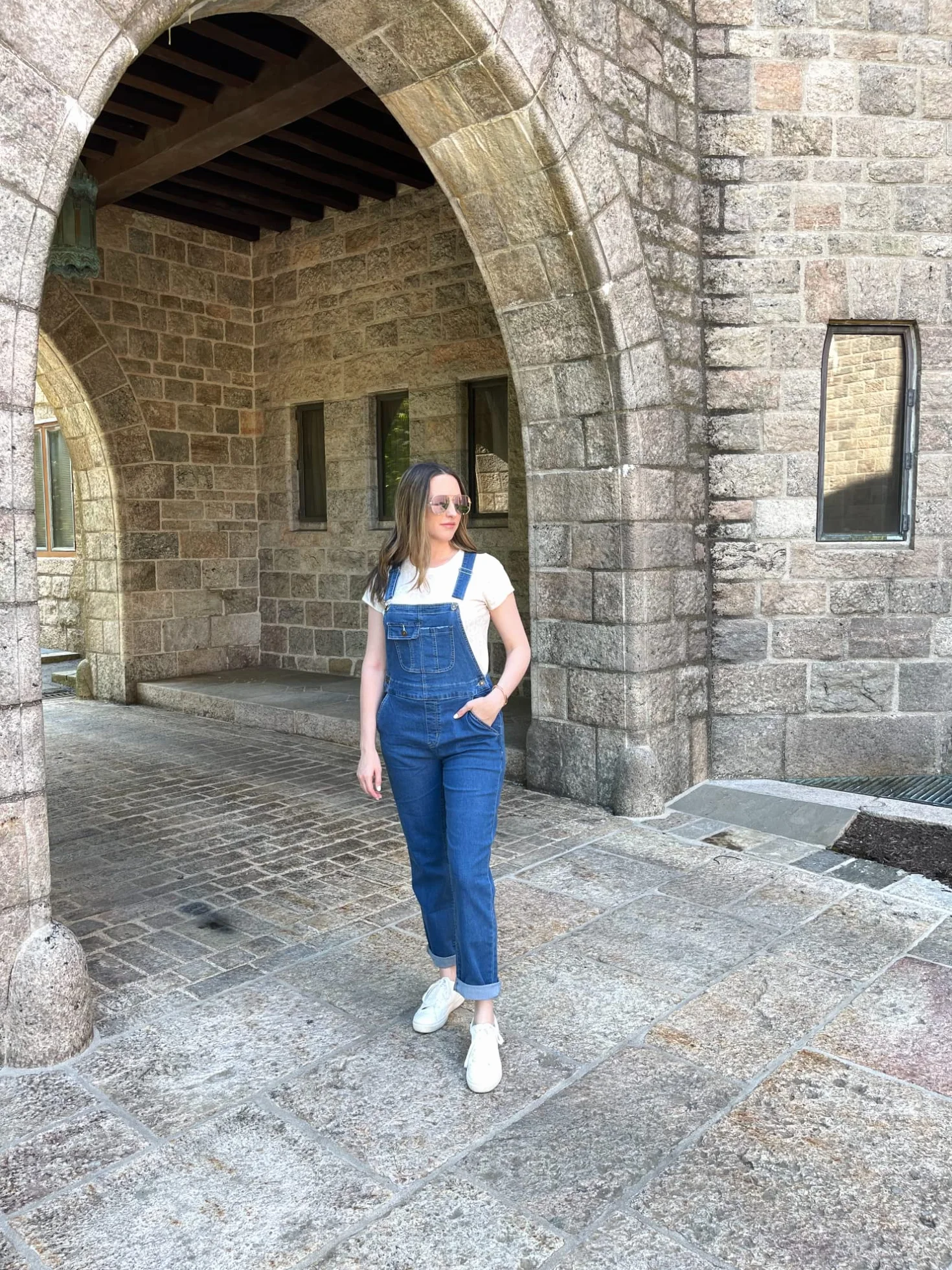 Peto vaquero mujer elástico pierna recta overall mezclilla correas ajustables