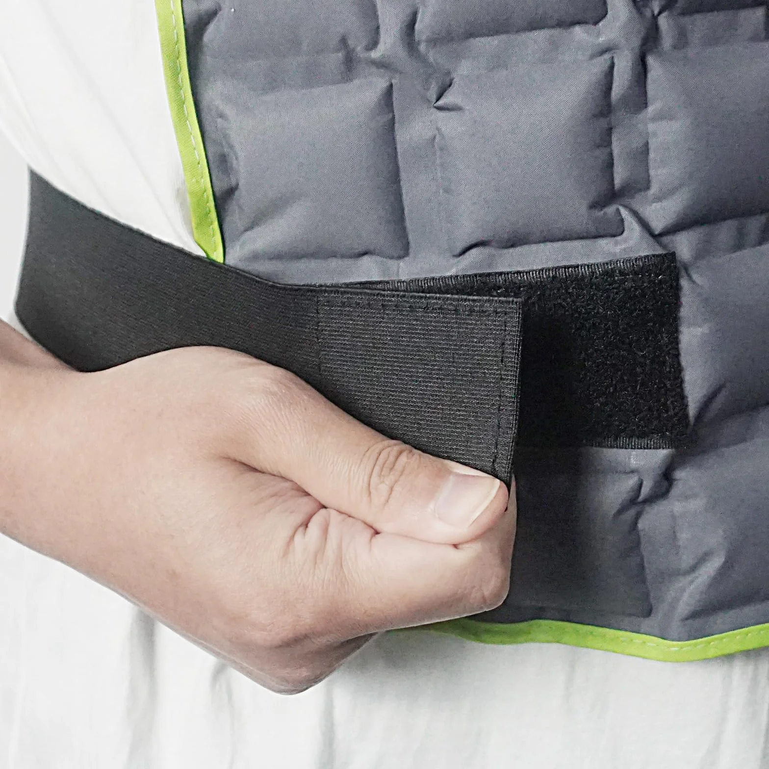 Chaleco de enfriamiento reutilizable con 72 celdas de hielo ajustable para exteriores alivio del calor gris
