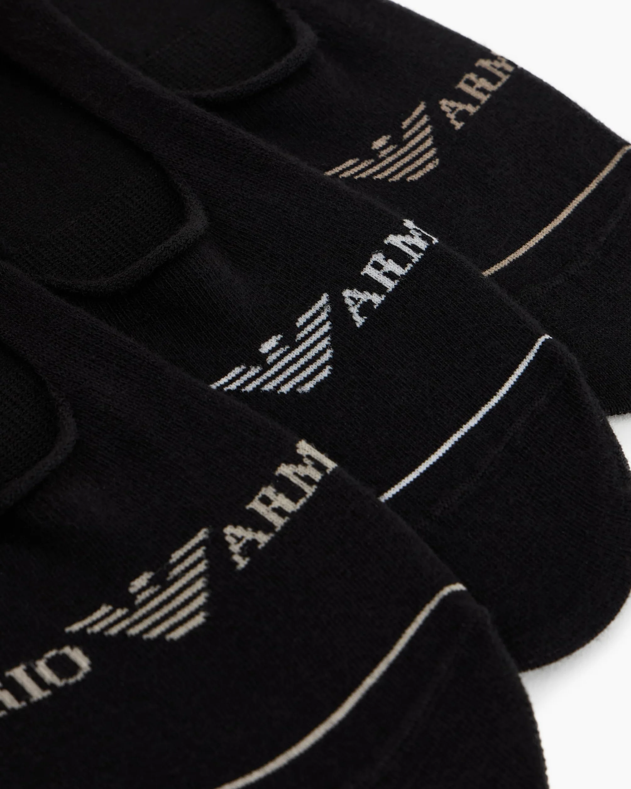 Emporio Armani Men's 3-Pack Invisible Socks