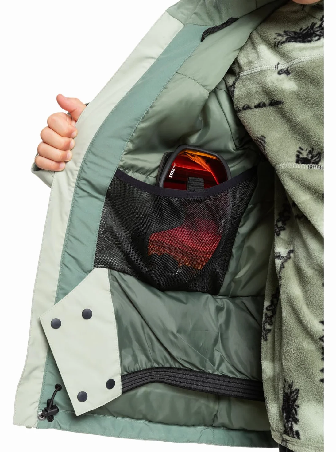 Quiksilver Mission Block Youth Snow Jacket para Niño