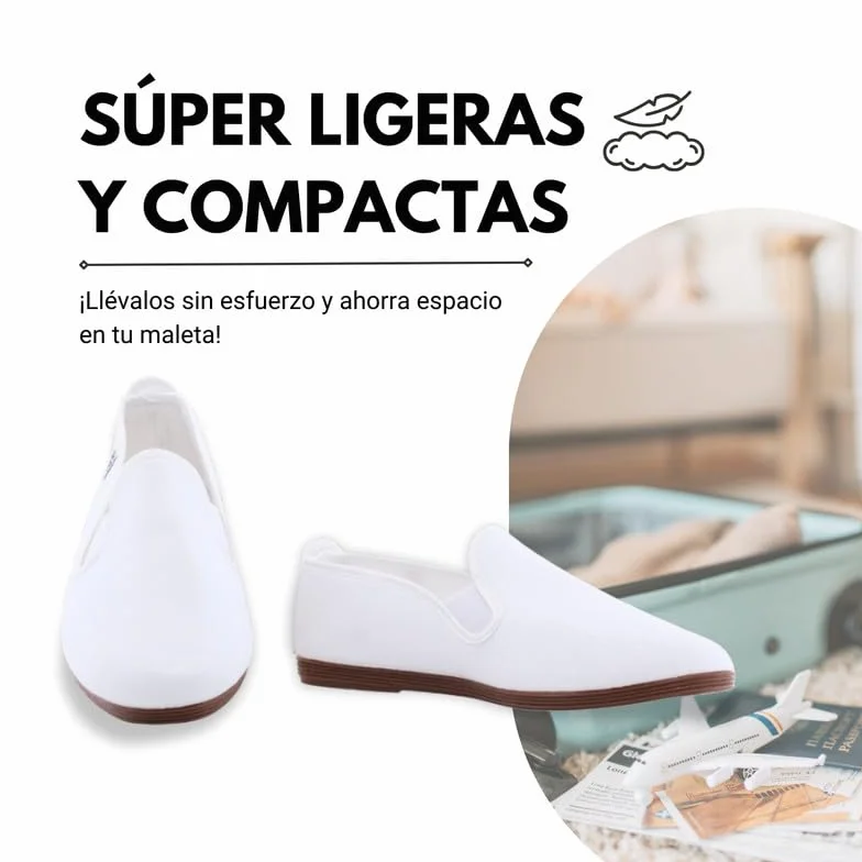 Zapatillas de lona Kung-Fu Escoolers E55 35 Blanco