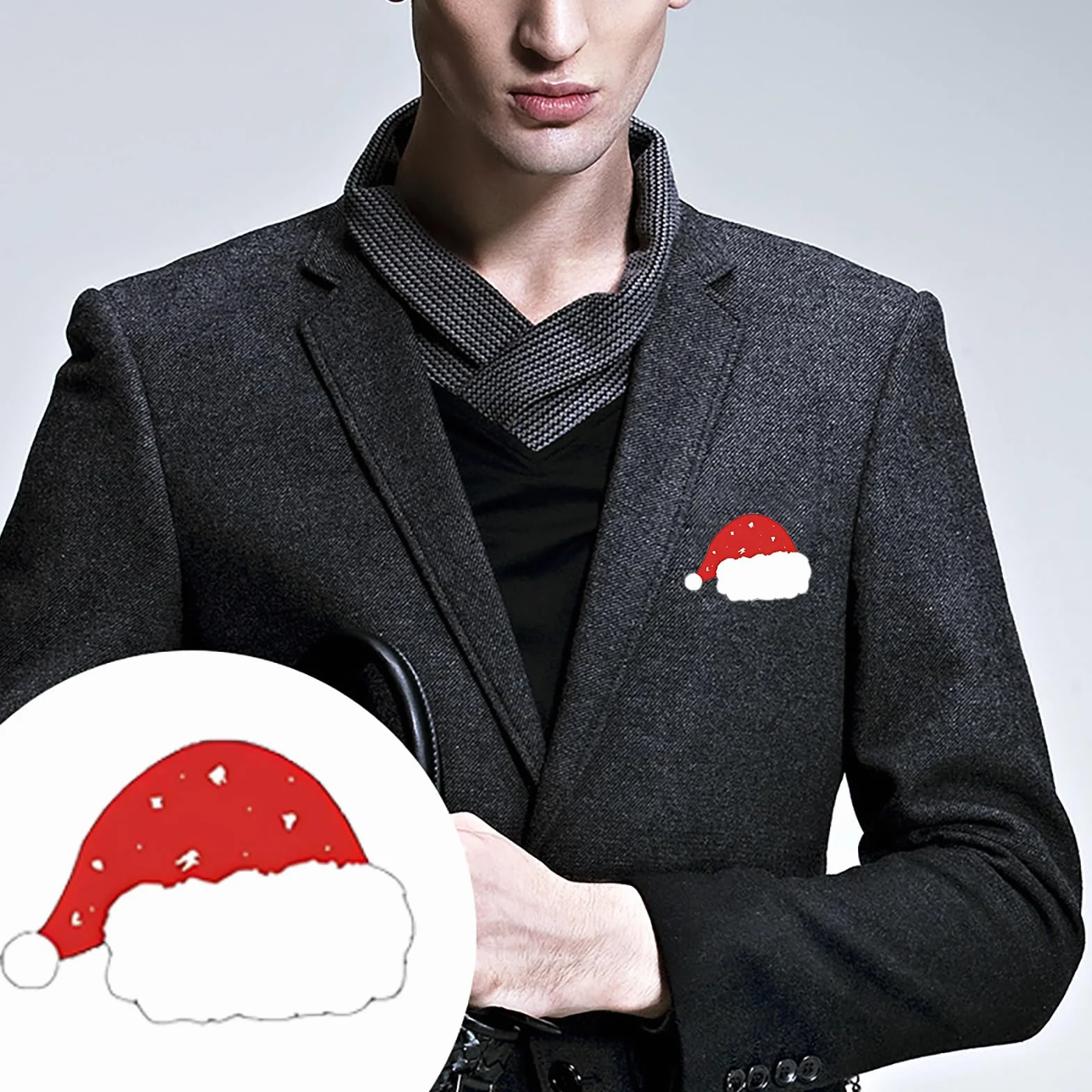 Juego de Broches Navidad Ciervos Árbol 30 Piezas Broches Insignia Pines Solapa