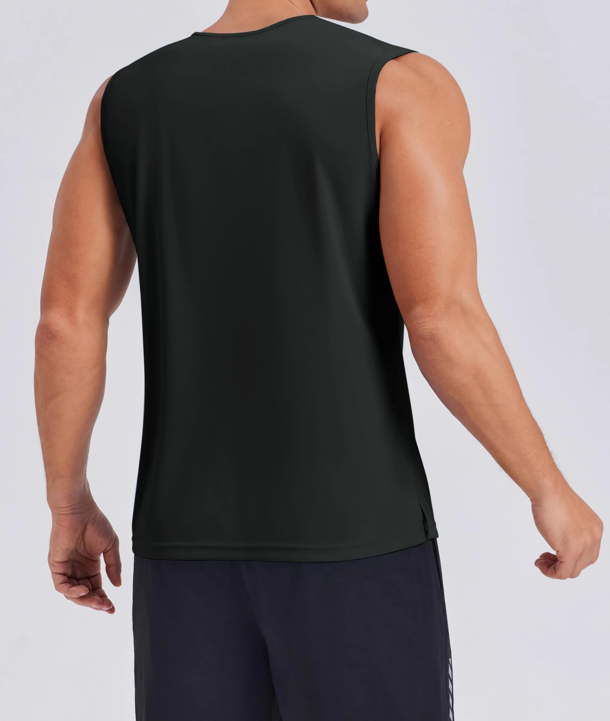 PINSPARK Camiseta Sin Mangas Hombre UPF 50+ Secado Rápido Gimnasio Deportes Running