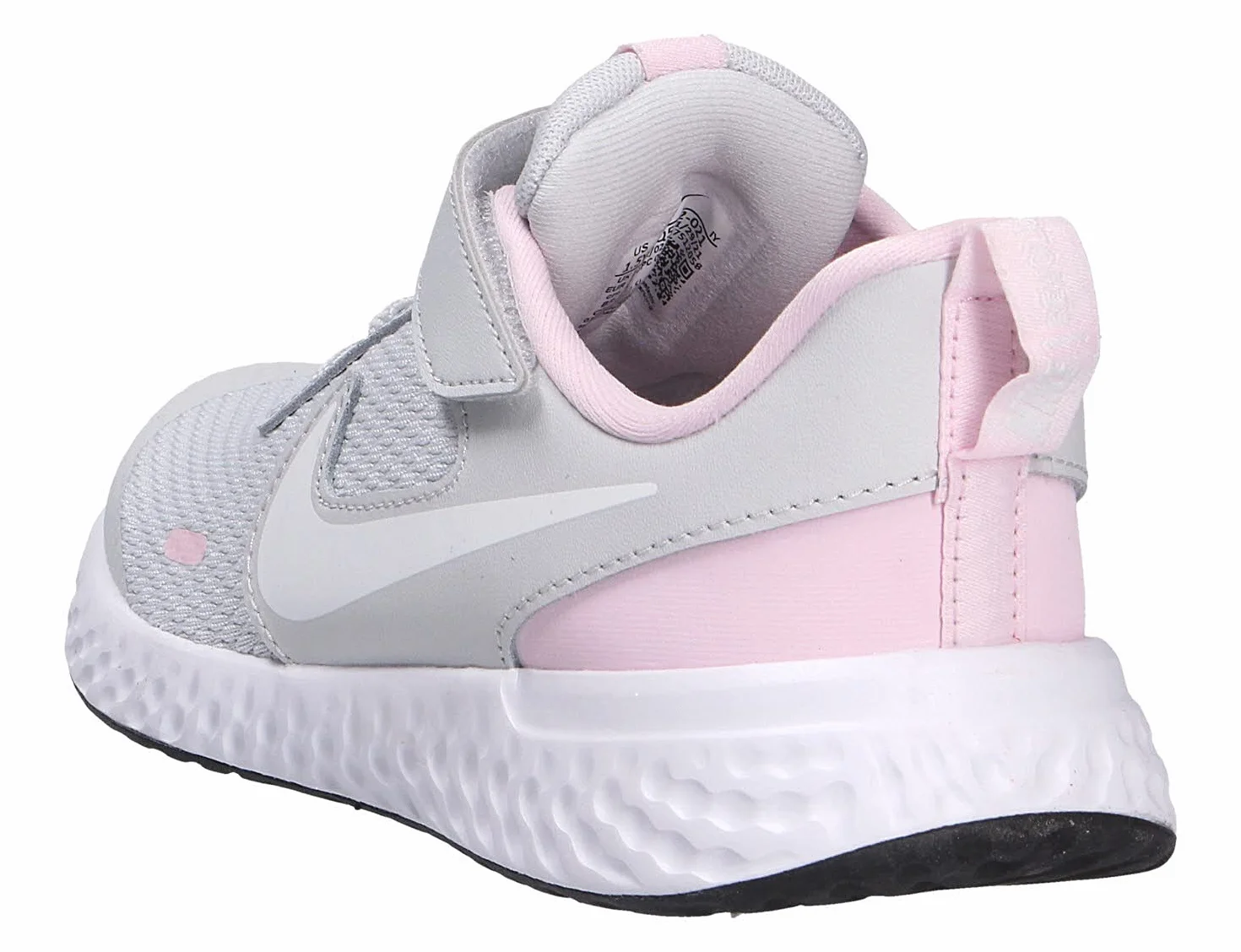 Nike Revolution 5 PSV Zapatillas Unisex niños Photon Dust White Pink Foam 28.5 EU