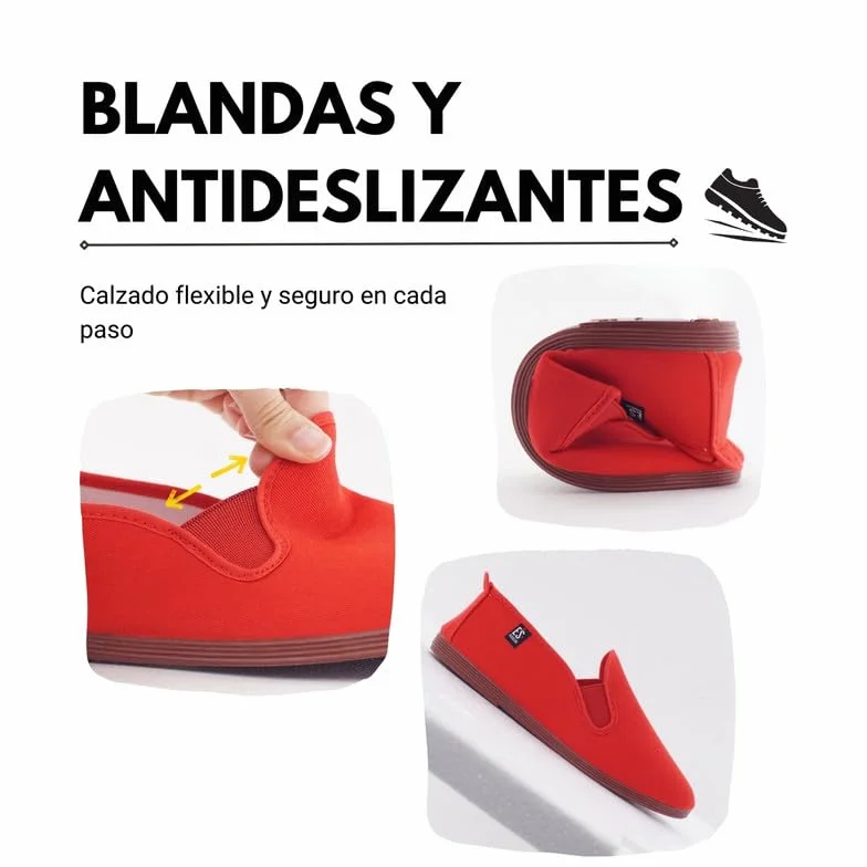 Zapatillas de lona Kung-Fu Escoolers E55 Rojo 37