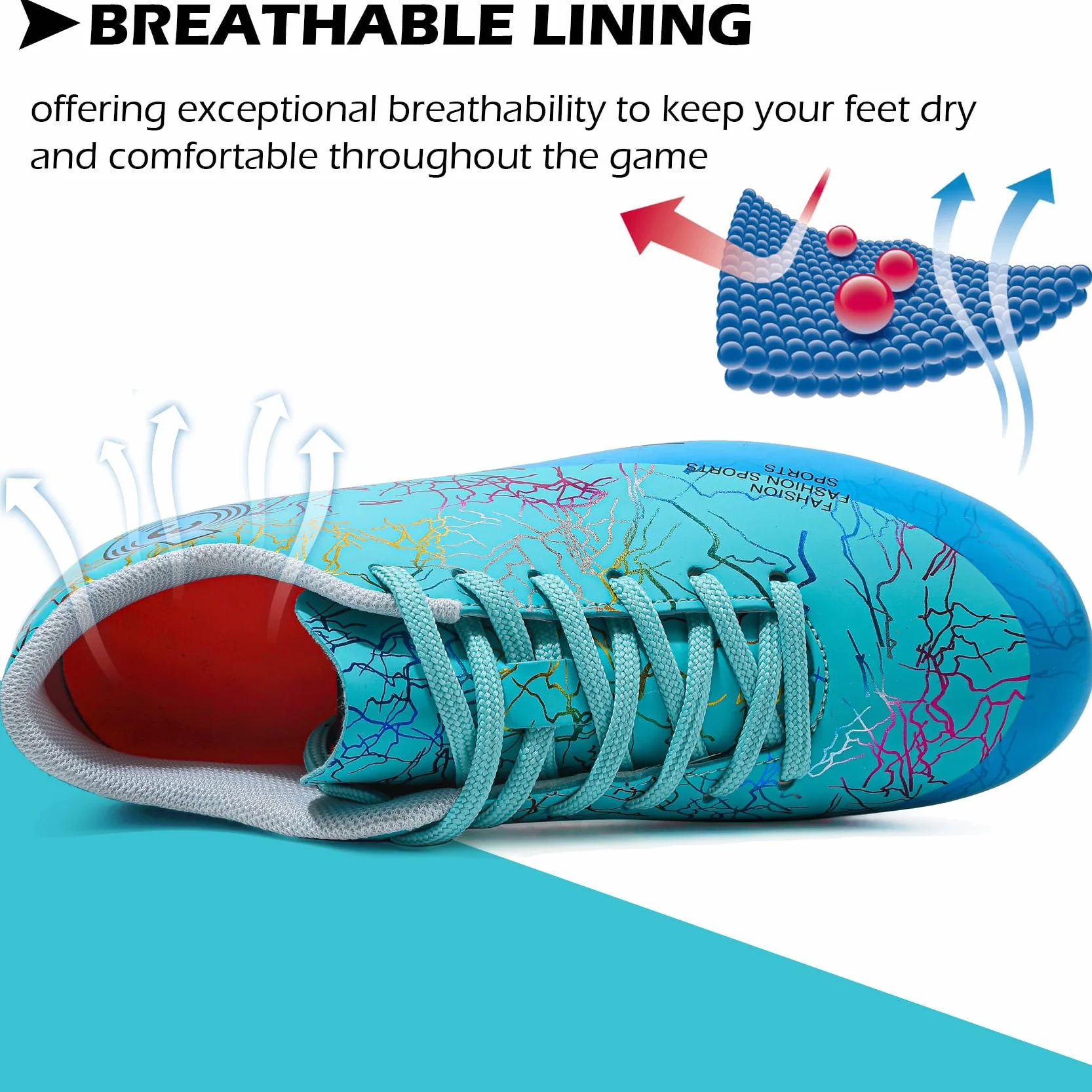 Zapatos de fútbol para niños y niñas, tacos de entrenamiento al aire libre, tenis atléticos profesionales