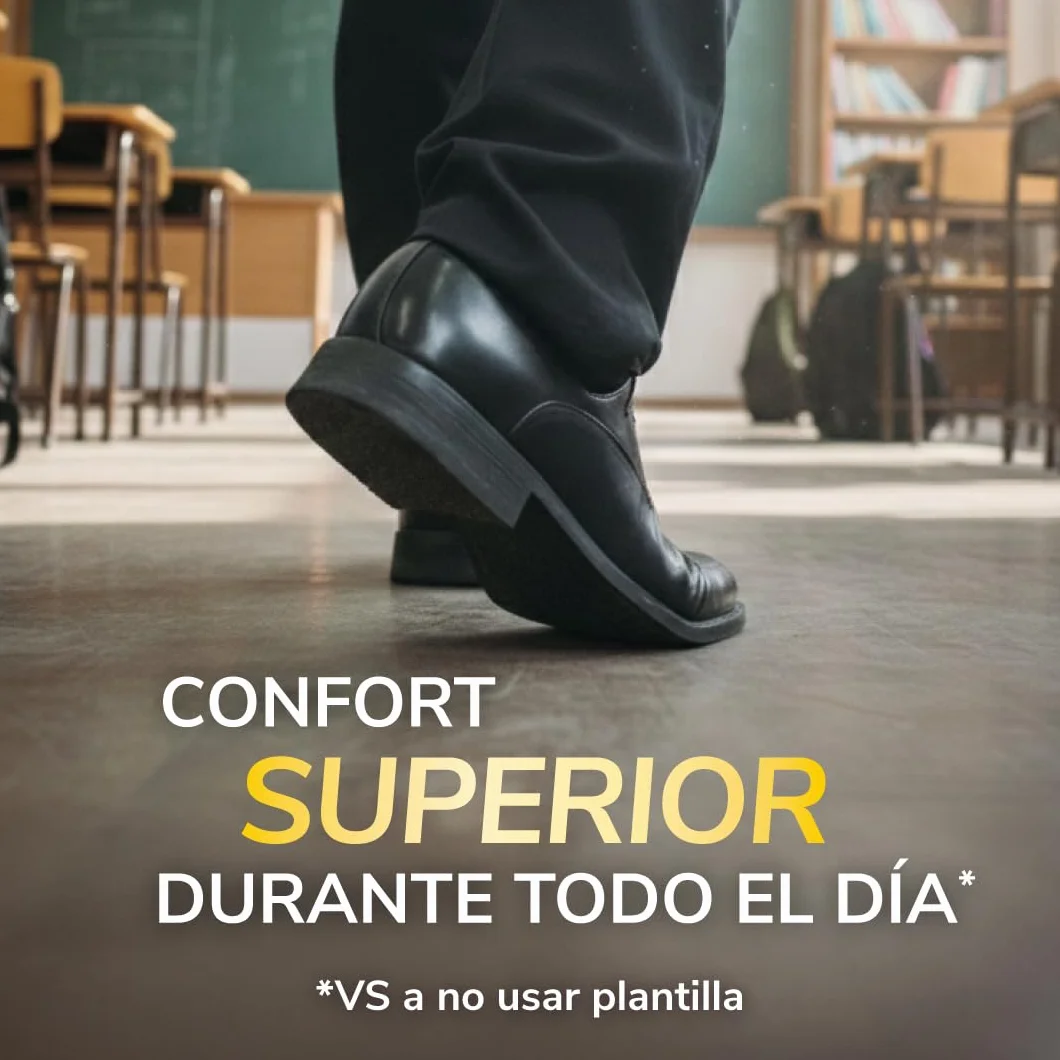 Scholl GelActiv Profesional Plantillas de Gel para Hombre Botas Zapatos Trabajo Comodidad Absorción Impactos Tecnología GelWave Talla 40-46.5