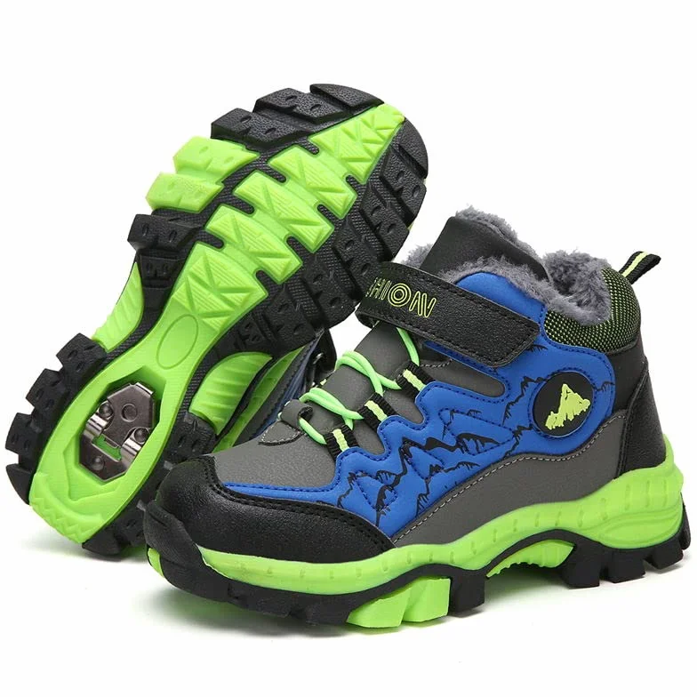 Foryo Botas de Invierno para Niños, Botas de Nieve, Senderismo, Trekking, Cálidas Forradas