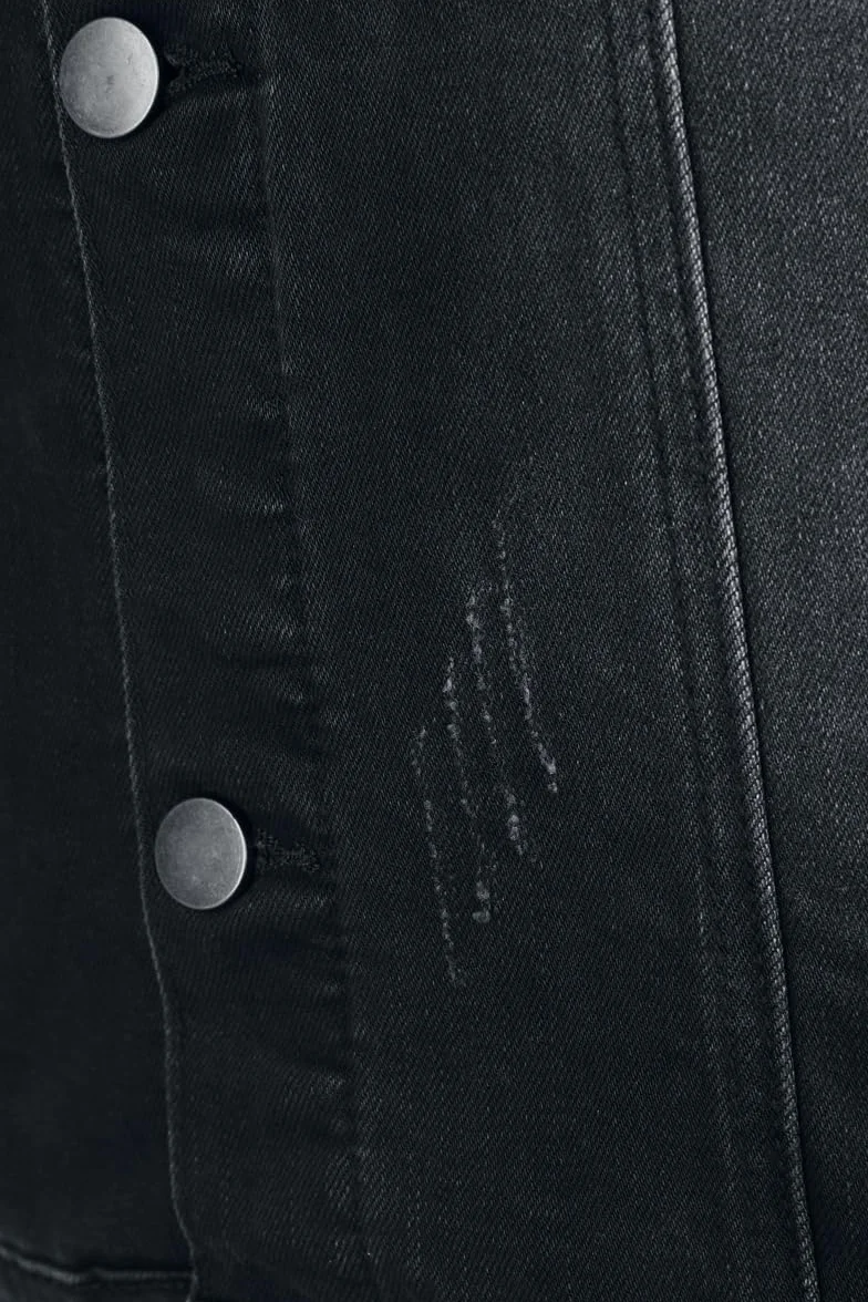 Chaleco vaquero gris Black Premium by EMP Hombre