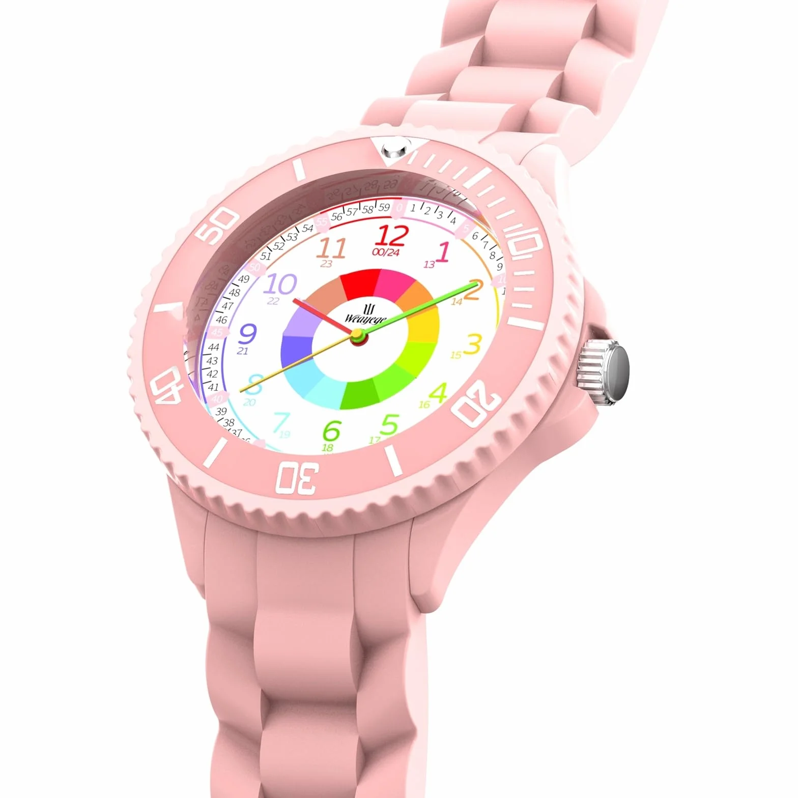 Reloj de Aprendizaje Infantil Niño Niña, Analógico Pulsera, Time Teacher, Cuarzo, Impermeable 3ATM