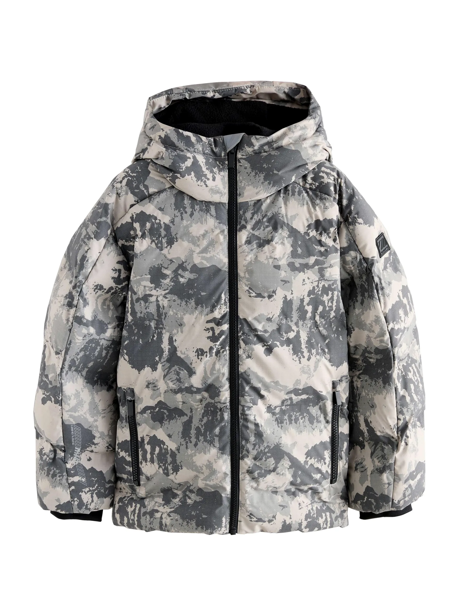 NEXT Niños Abrigo acolchado con forro de micropolar y diseño impermeable