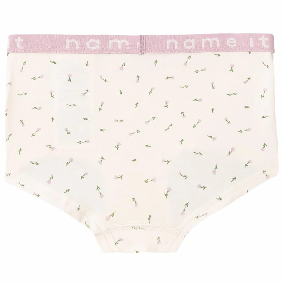 NAME IT Nkfhipster 2p Buttercream Floral Noos Braguita Niñas Pack de 2