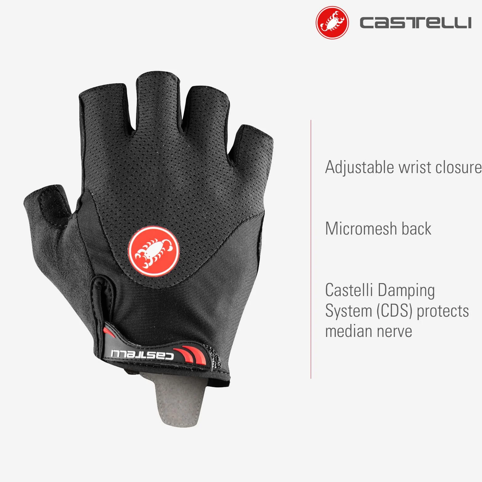Castelli Arenberg Gel 2 Glove Rękawiczki Unisex Dorosłe