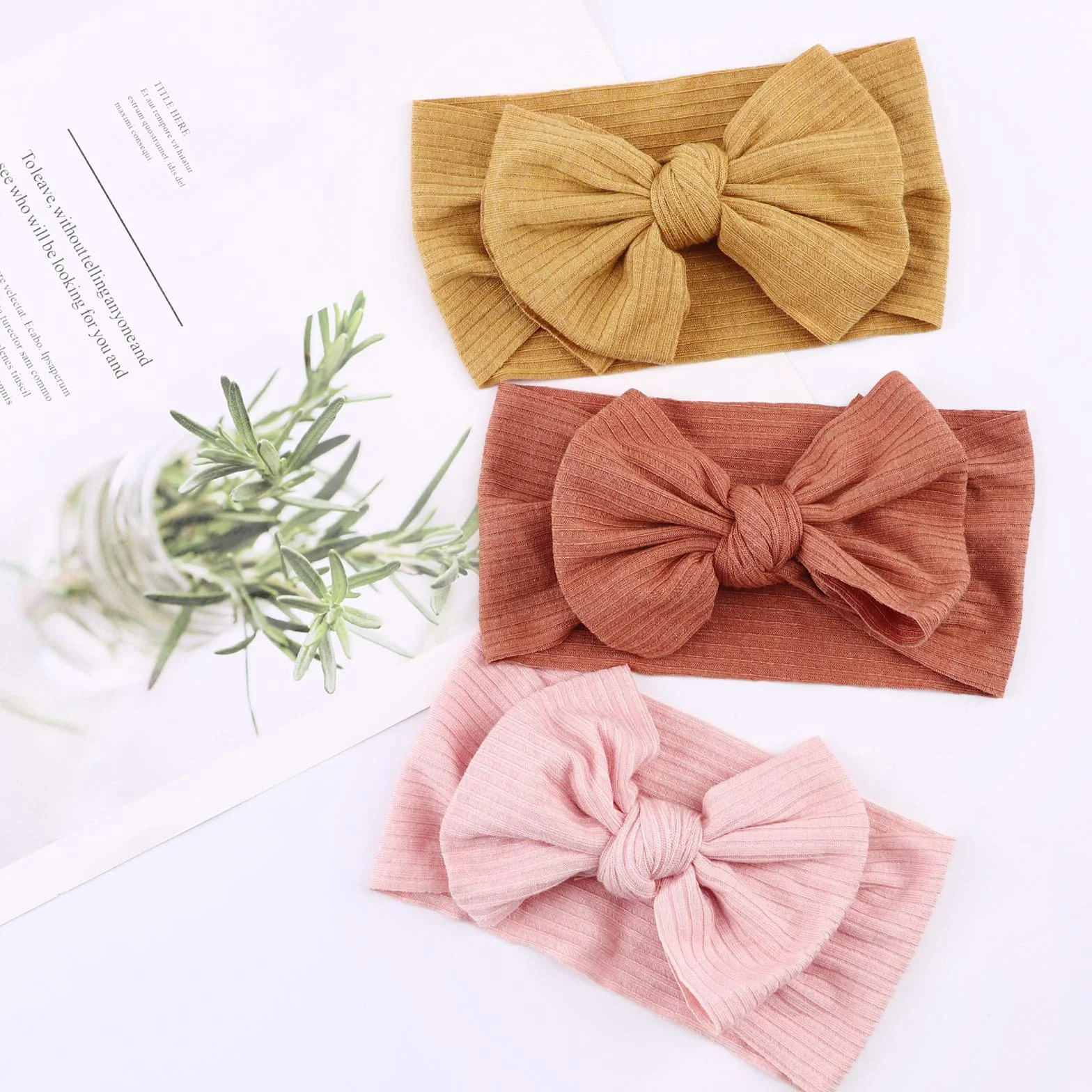 DRESHOW Diademas Bebé Niña Nylon Mariposa Banda Para Cabeza Accesorio para El Pelo