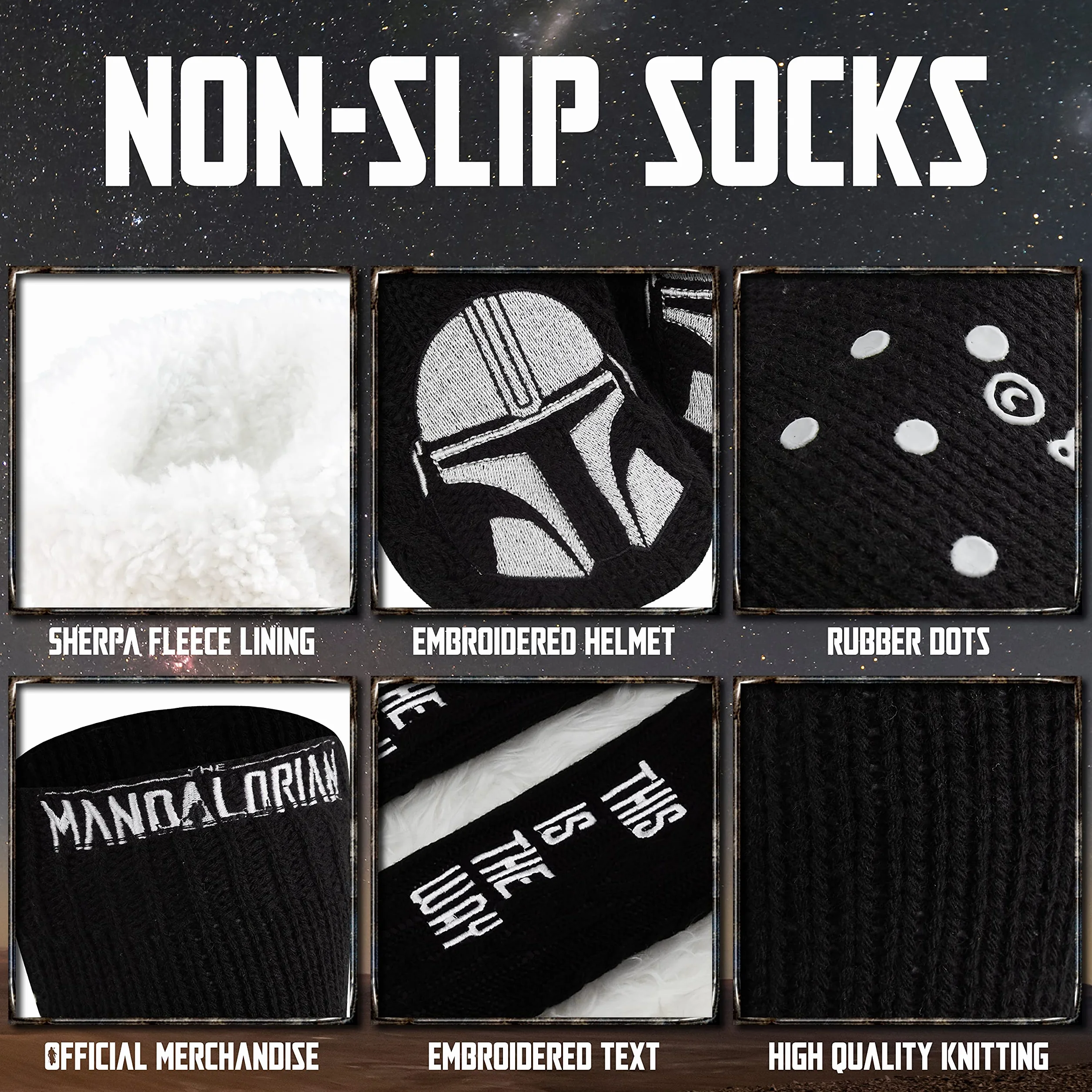 Disney The Mandalorian Calcetines Hombre Antideslizantes Baby Yoda Andar por Casa