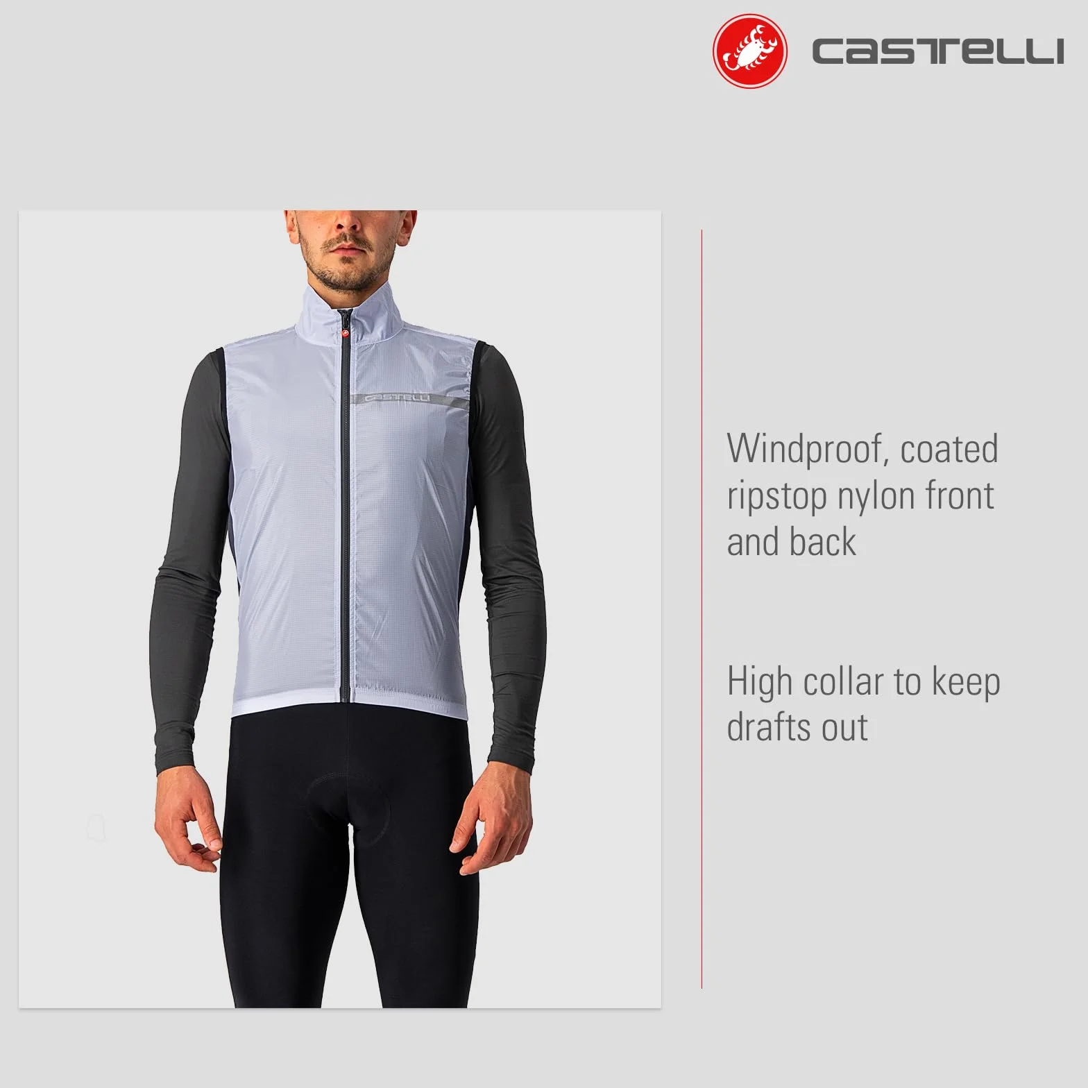 CASTELLI Squadra St. Vest Sports vest Hombre