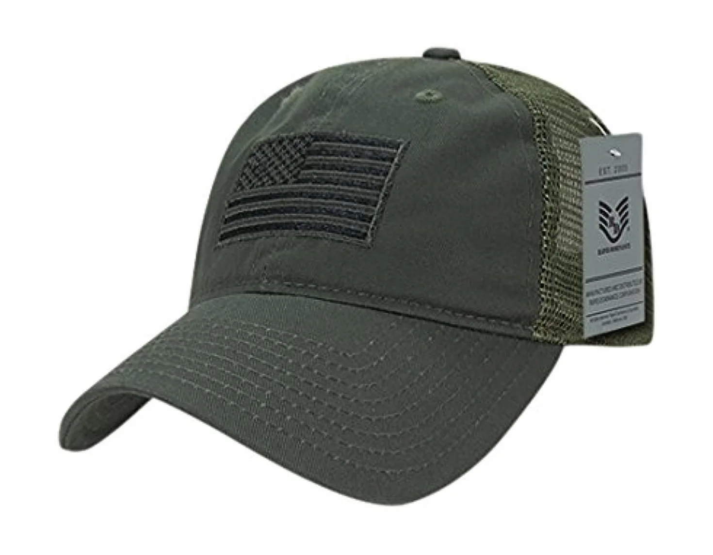 Rapiddominance Relajado Trucker Cap Bandera Estados Unidos Tonal