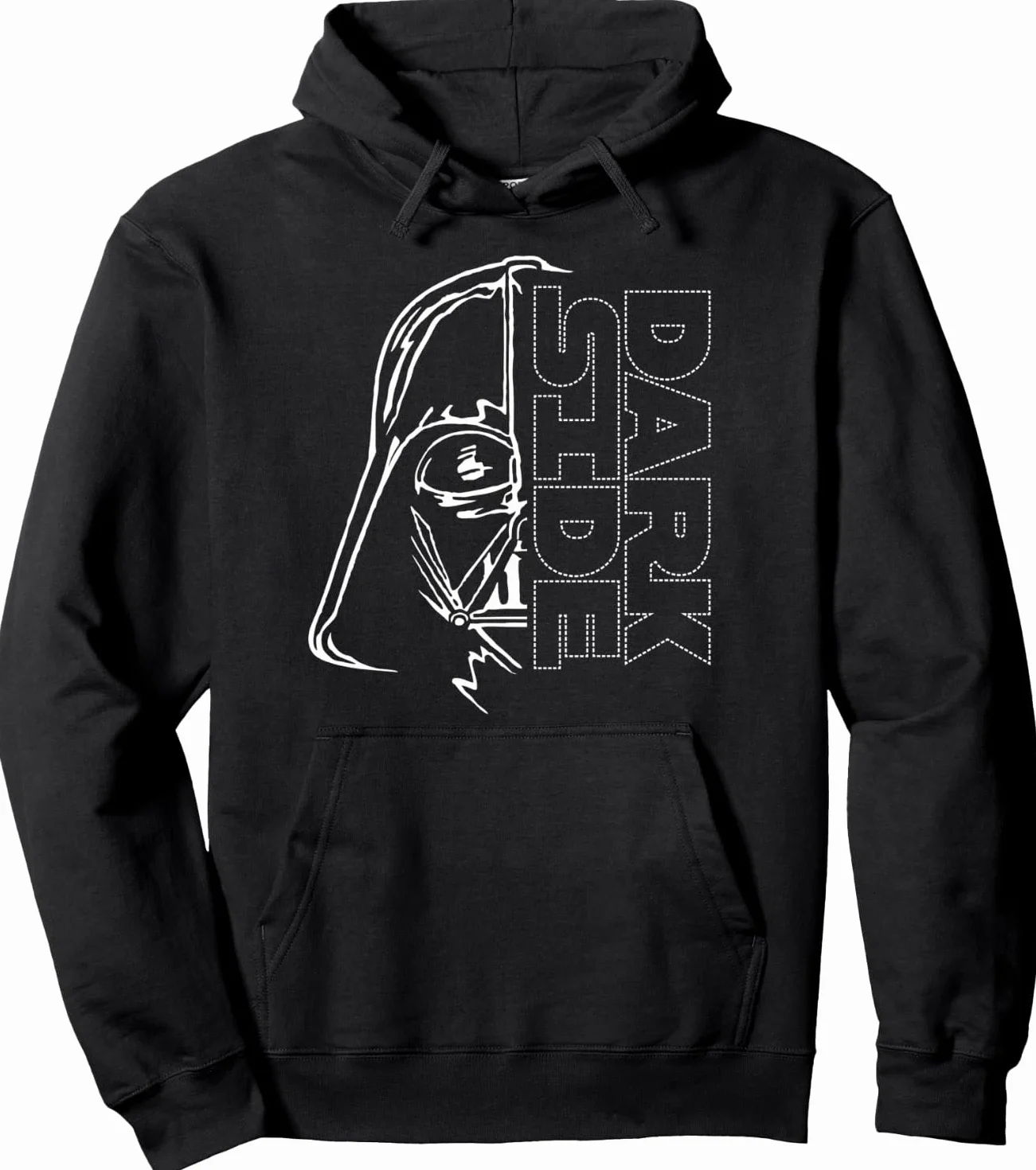 Star Wars Darth Vader Half Dark Side Outline Sudadera con Capucha