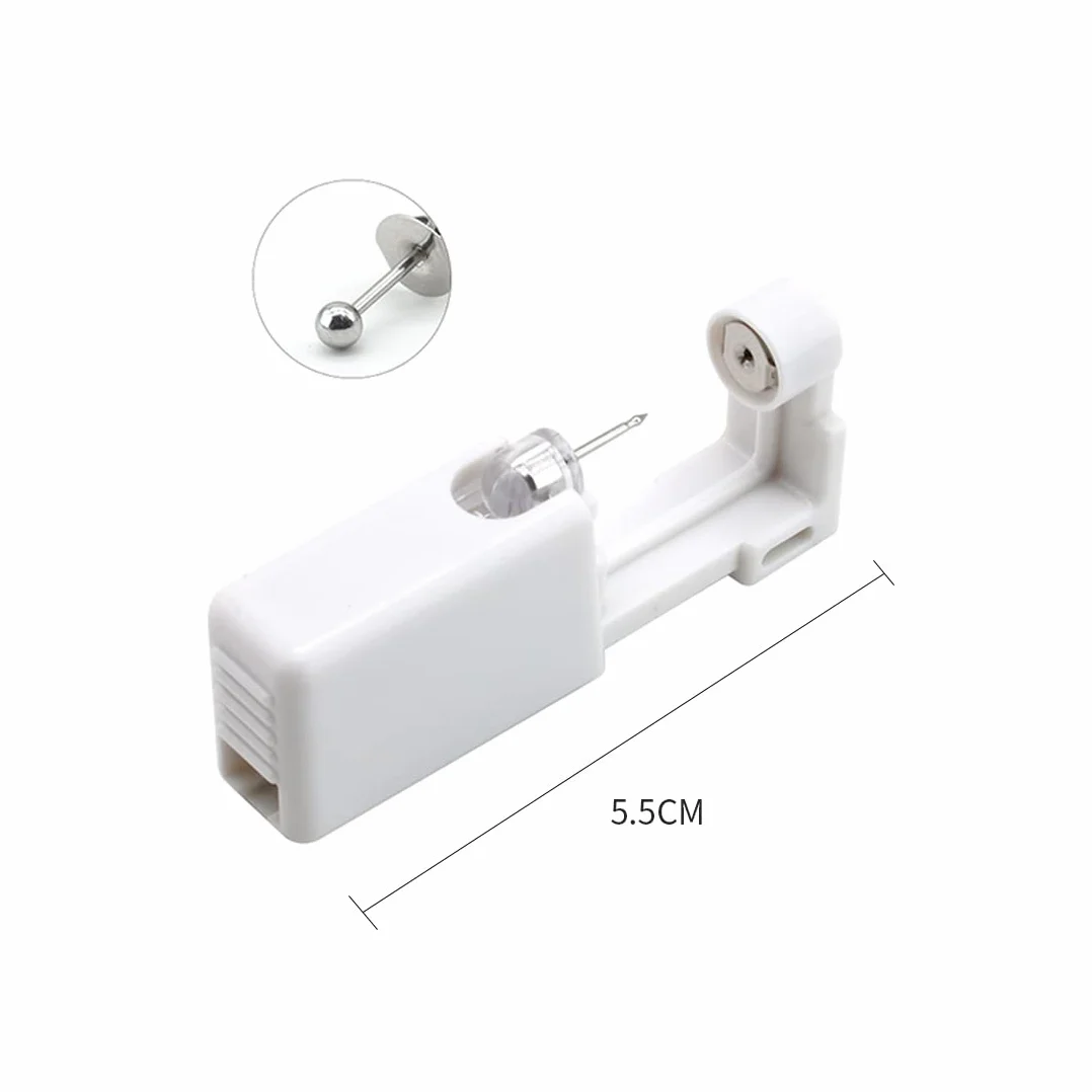Pistolas Desechables para Piercing de Oreja, Kit de Perforación sin Dolor Portátil 4 Piezas