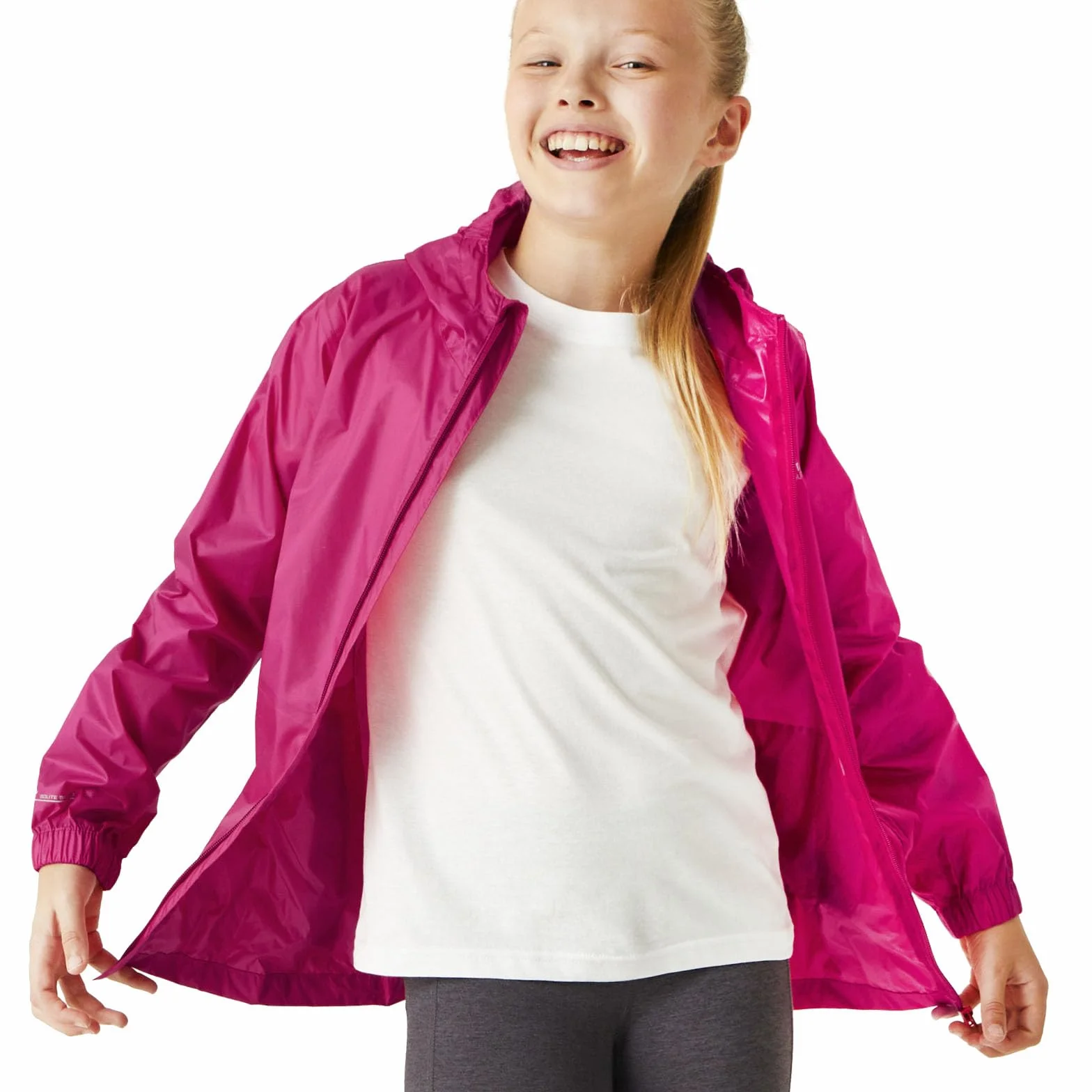 Regatta Kid Pack It III Chaqueta ligera impermeable transpirable sin forro