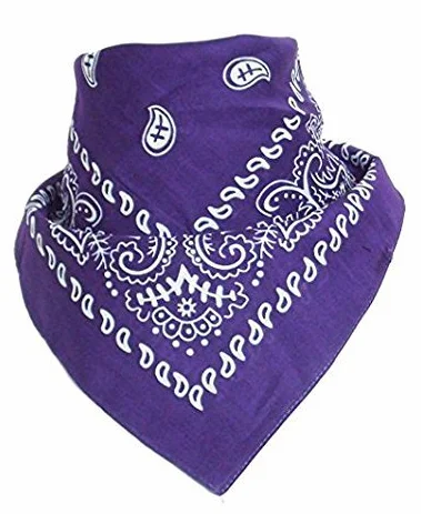 Boolavard Bandanas Paisley Pattern Original Color Algodón 100% Paquete 1 6 12 Piezas