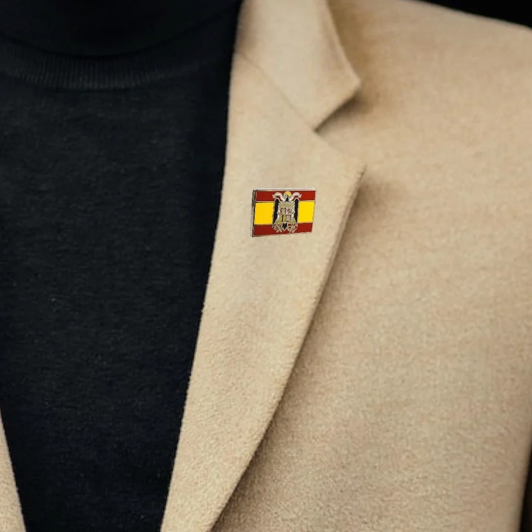 Pin de Traje del Bandera de España Aguila San Juan | Complementos Originales de Hombres y Niños Para Chaquetas, Americanas o Jerséis | Detalles Para Regalos