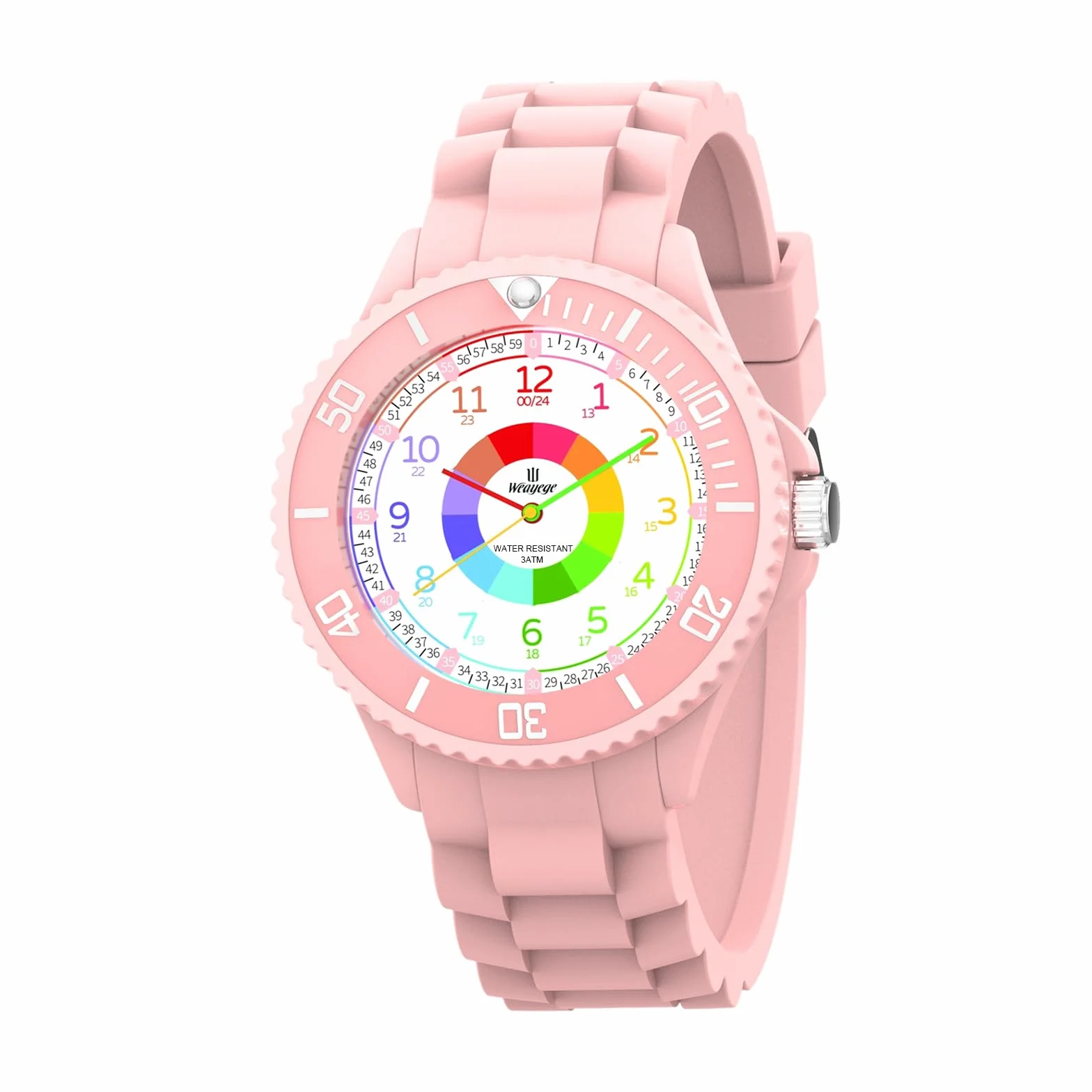 Reloj de Aprendizaje Infantil Niño Niña, Analógico Pulsera, Time Teacher, Cuarzo, Impermeable 3ATM