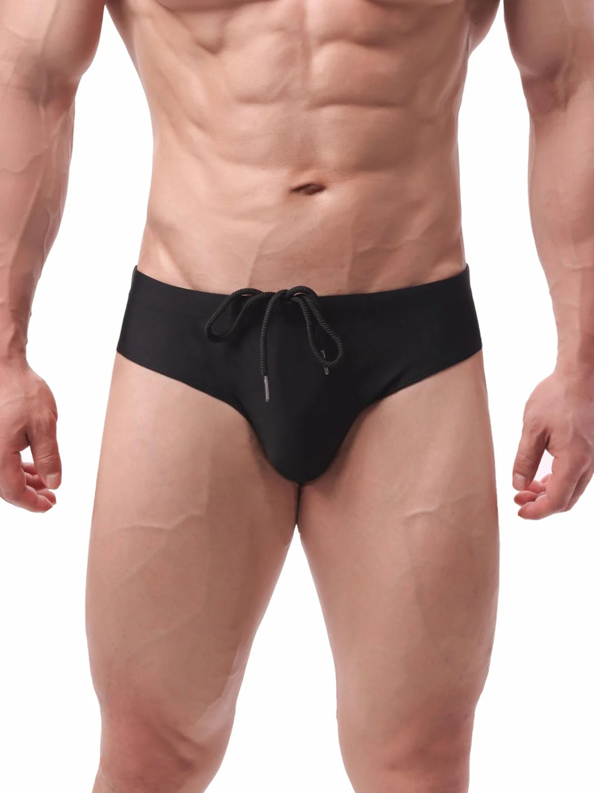 Slip Bañador Hombre Natación Secado Rápido Cordón Interno Ajustable