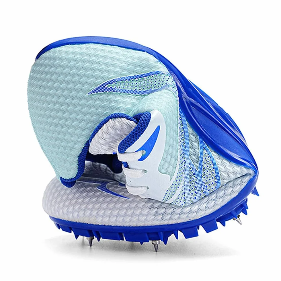 Picos Zapatos para Pista y Campo 8 Clavos Zapatillas Deportivas Correr Respirable Profesionales Adulto Niños 35-45 EU