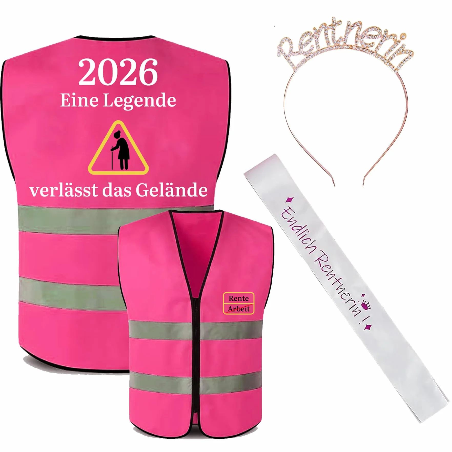 Jubilado chaleco regalo mujer