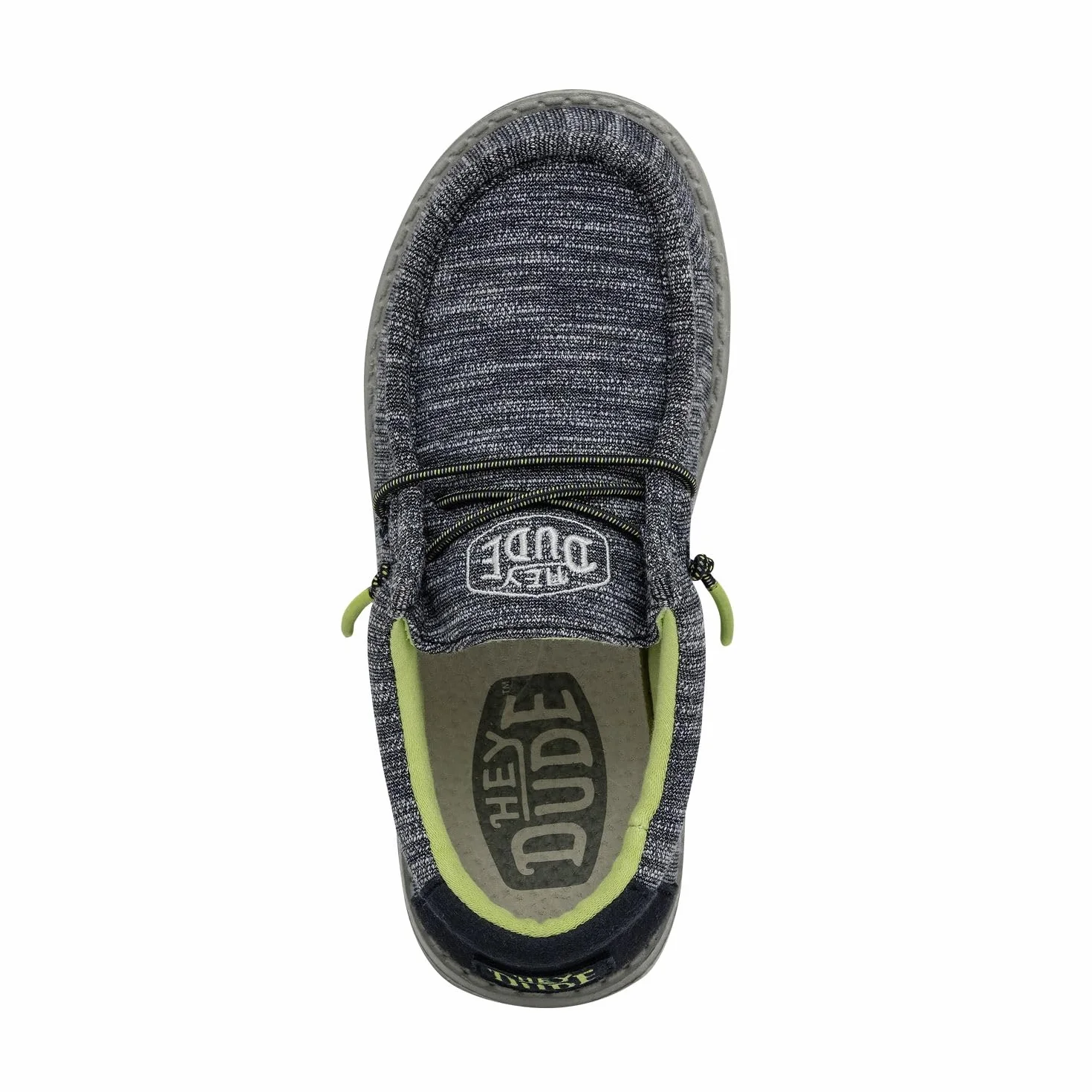 HEYDUDE Wally Youth Stretch Moc Toe Shoes