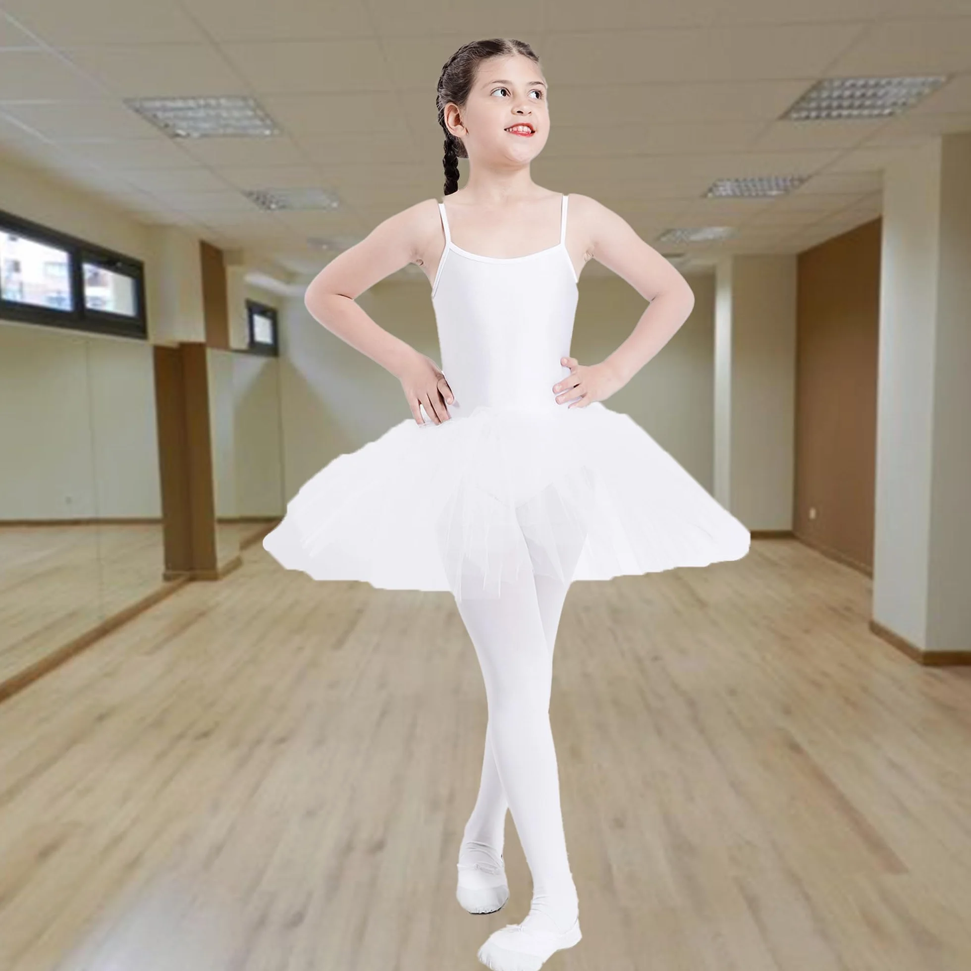 Carnavalife Maillot Ballet Niña Tutus Tirante Fina Danza Bailarina Clases Disfraces