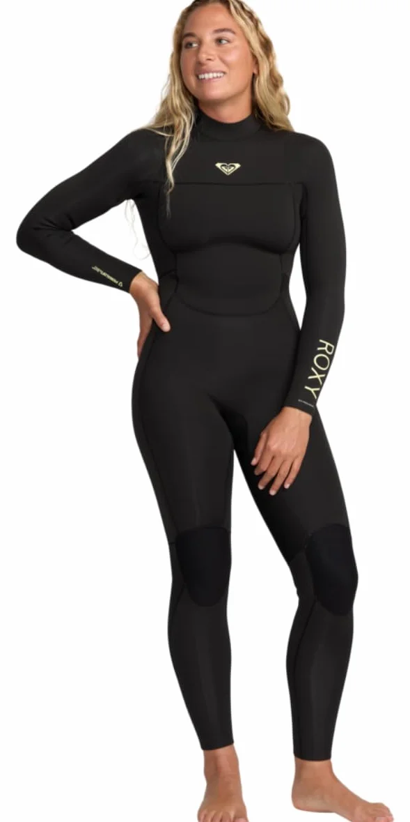 Roxy Traje de neopreno Prologue+ 4/3 mm mujer negro