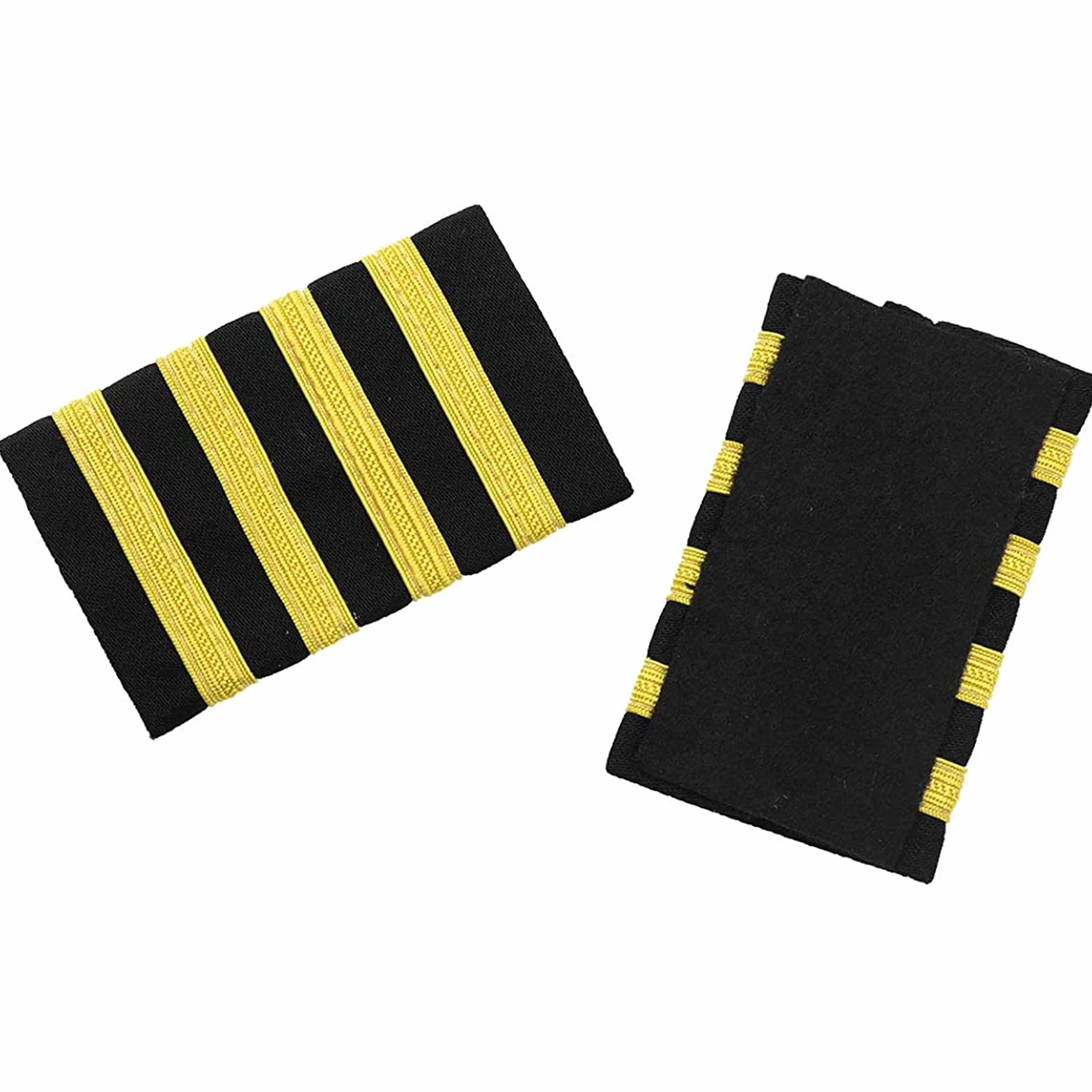ZUYPSK Uniforme de piloto charreteras piloto tradicional aviador profesional charreteras charreteras insignia con rayas doradas