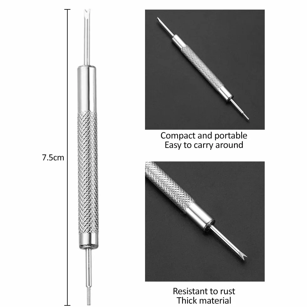 Juego de herramientas para reparación de correas de reloj