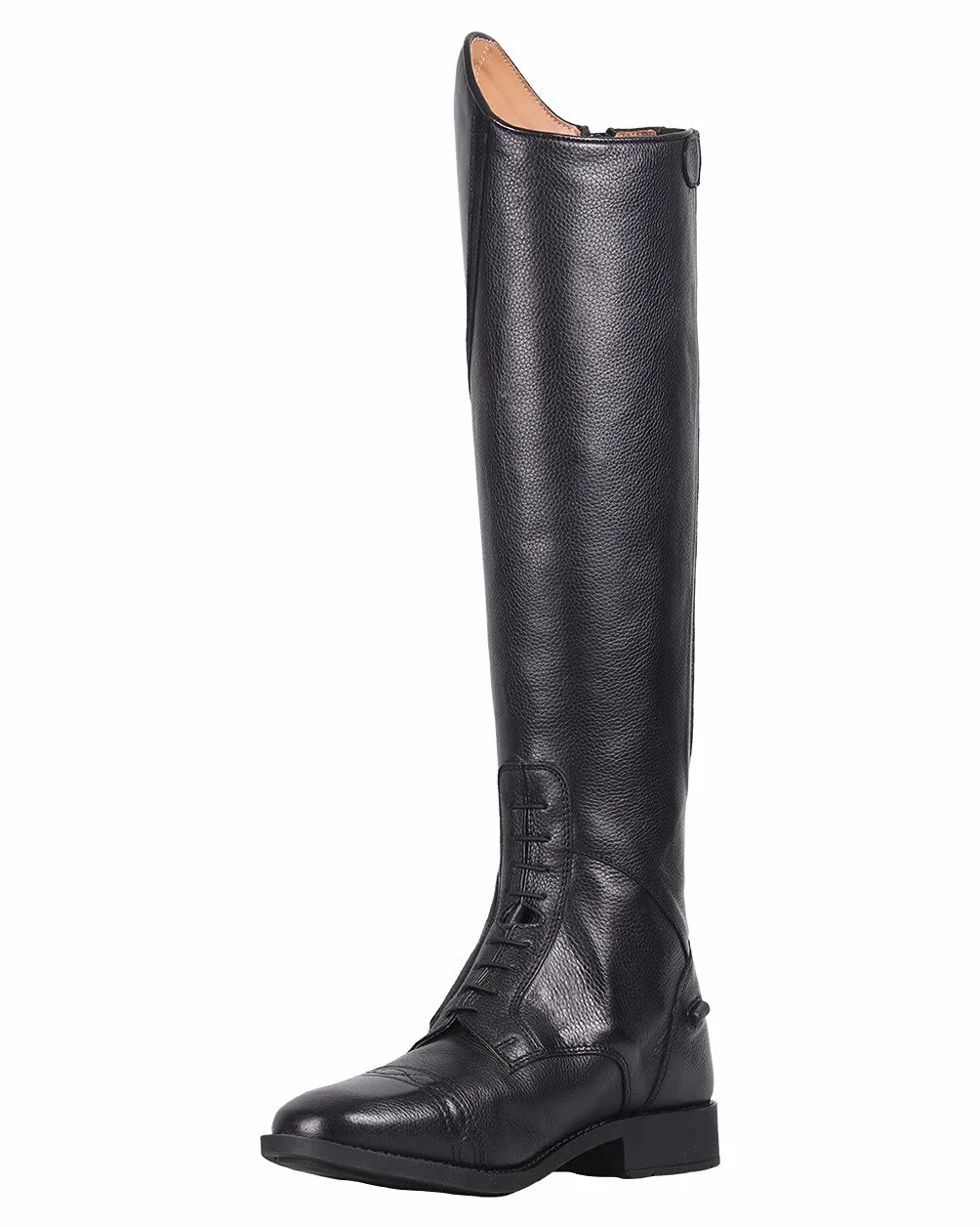 QHP Elegante bota de equitación piel mujer Tamar normal