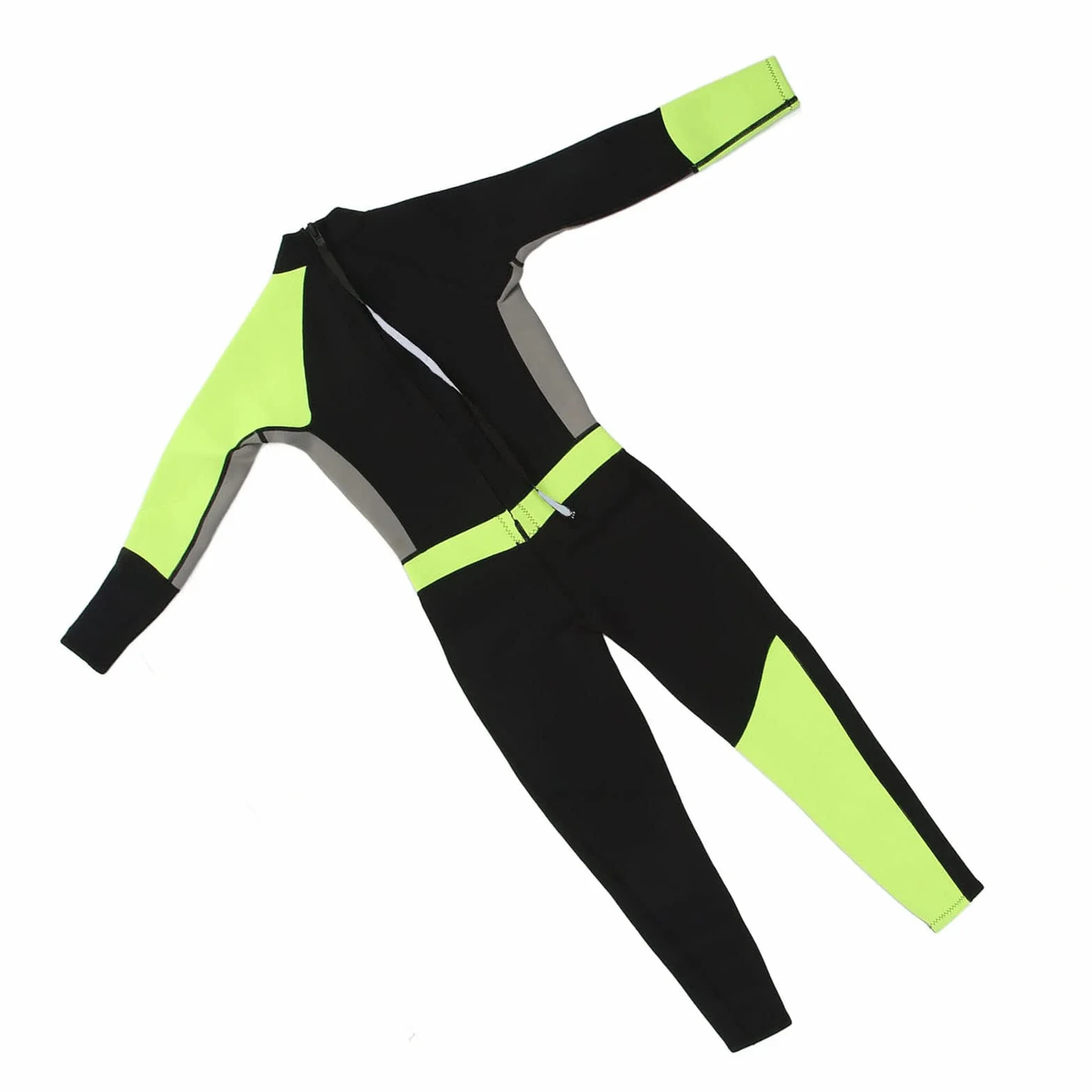 Traje de Baño de Manga Larga de Neopreno para Mujer Surf Cremallera