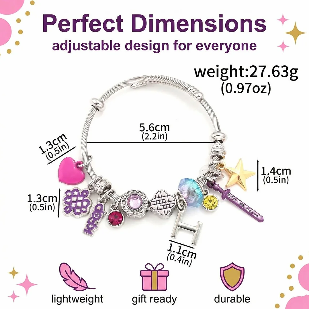 Pulsera Kpop 2026 Set Regalo con Tarjeta Accesorio Joya para Fans Colección