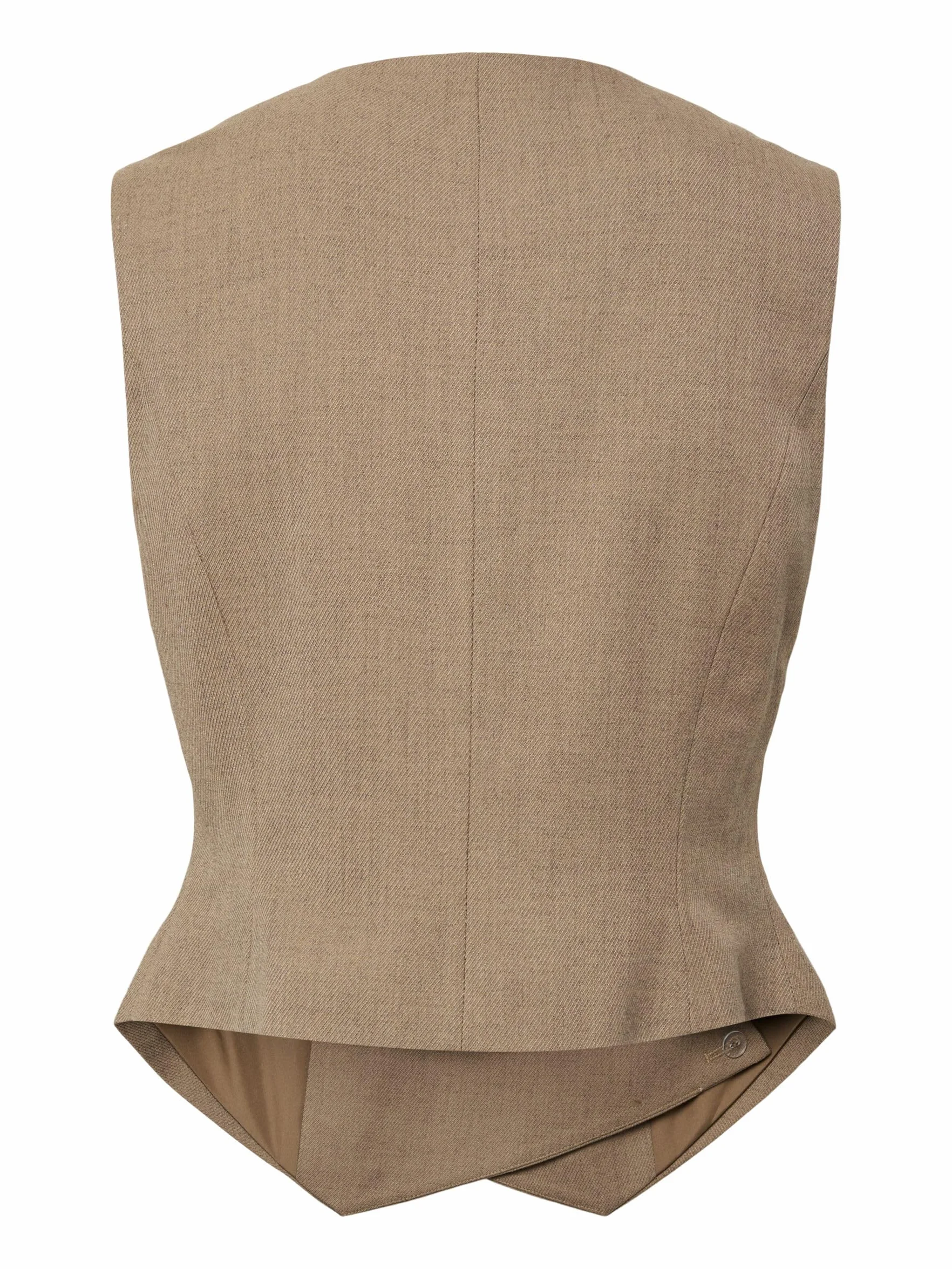 Pcbubbles Asymmetric Vest Chaqueta asimétrica Mujer Pack de 1