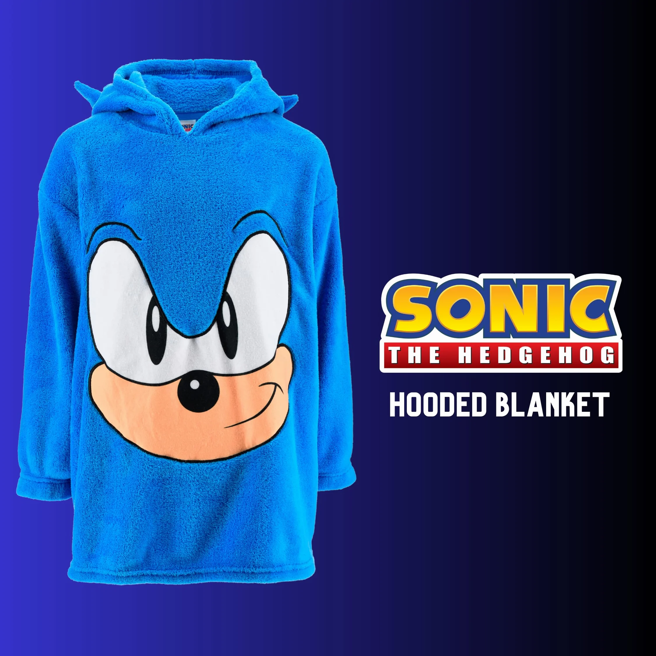 Sonic The Hedgehog Sudadera Manta con Capucha Diseño 3D Tallas 3-8 Años