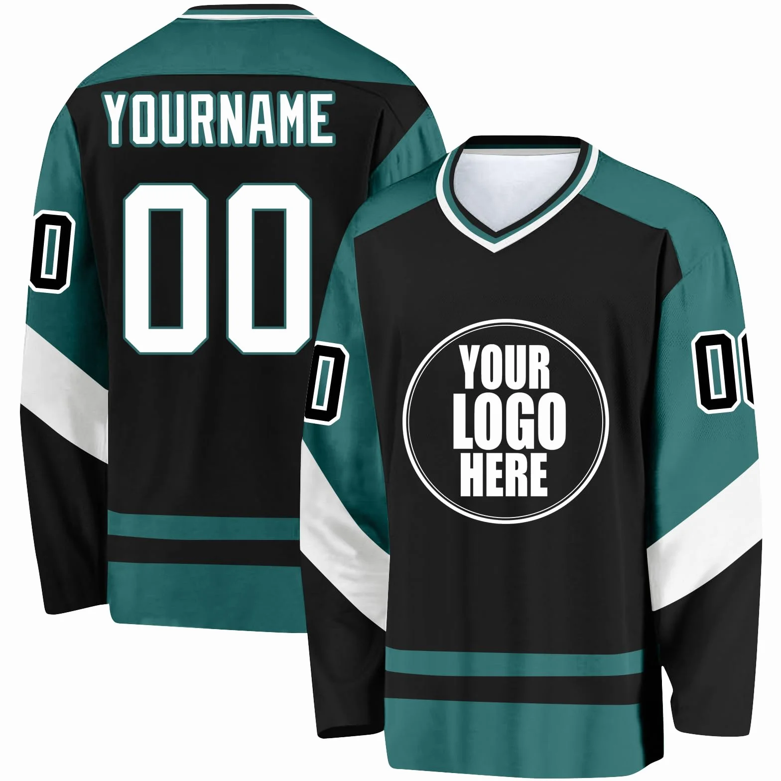 Camisetas de Hockey sobre Hielo Personalizadas con tu Nombre, Equipo y Número