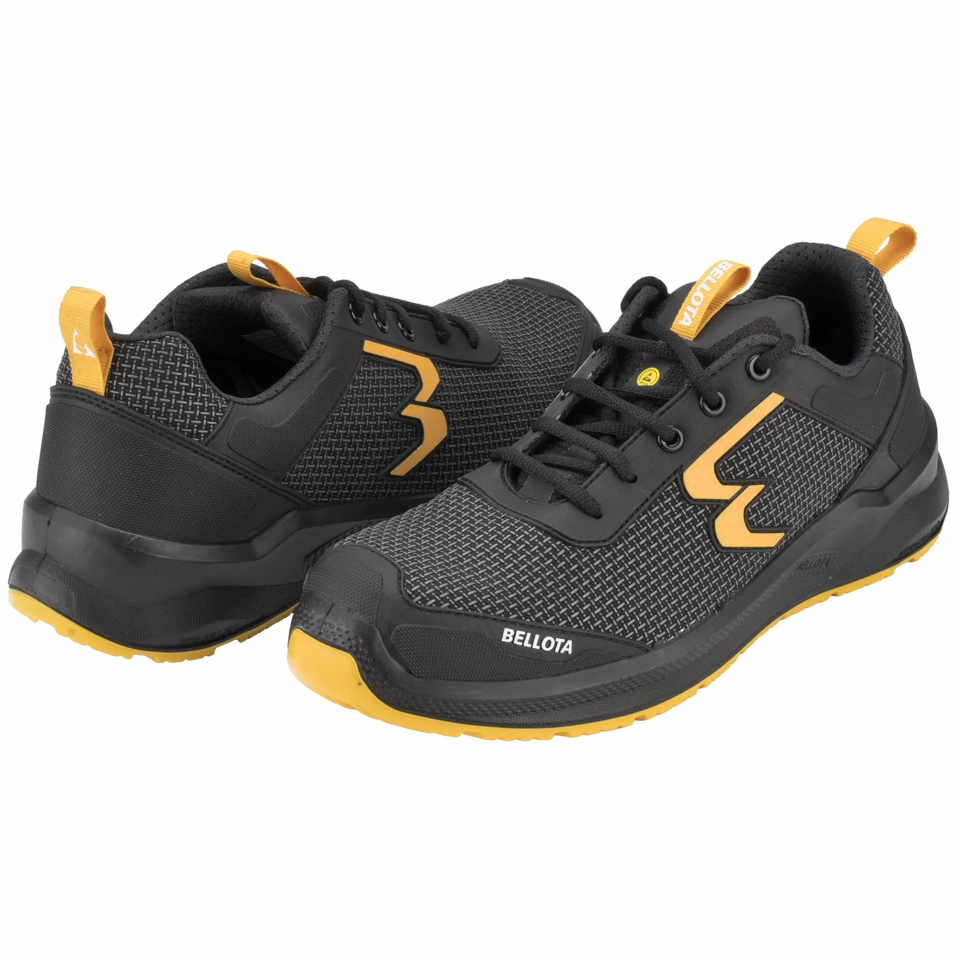 Bellota RUNNS3S48 Zapatilla de Seguridad S3S Hombre Mujer, Negro Talla 49